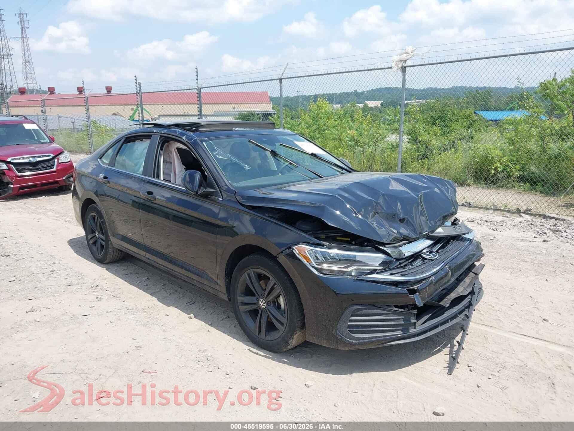 2024 VOLKSWAGEN JETTA — VIN 3VW7M7BU7RM072204