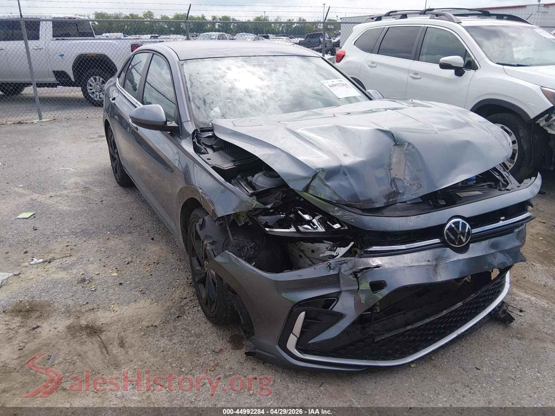 2025 VOLKSWAGEN JETTA — VIN 3VW7X7BUXSM033393