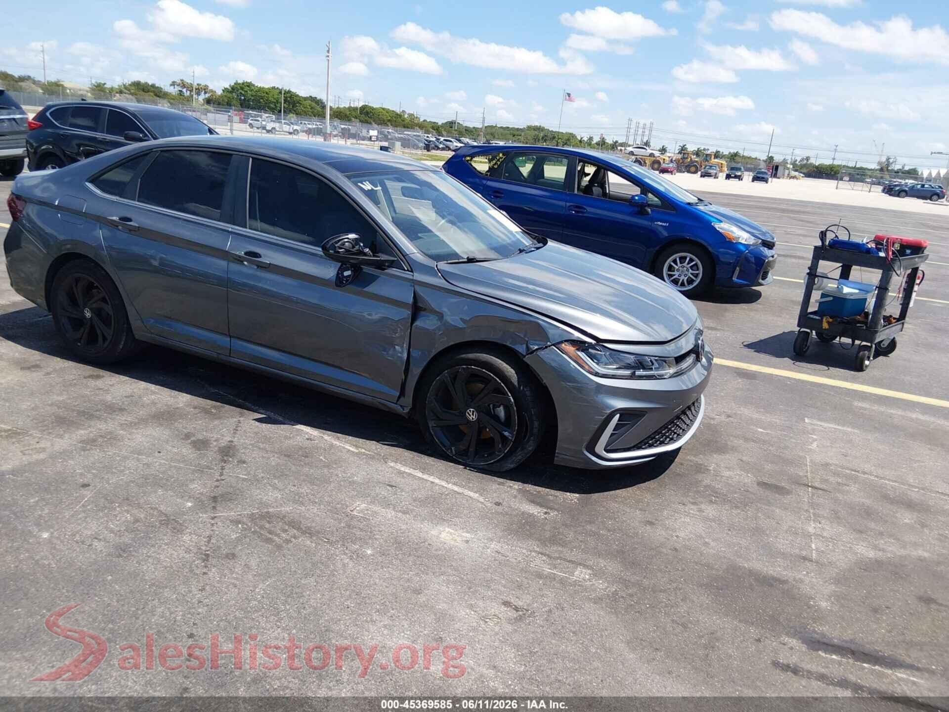 2025 VOLKSWAGEN JETTA — VIN 3VW7X7BUXSM074994