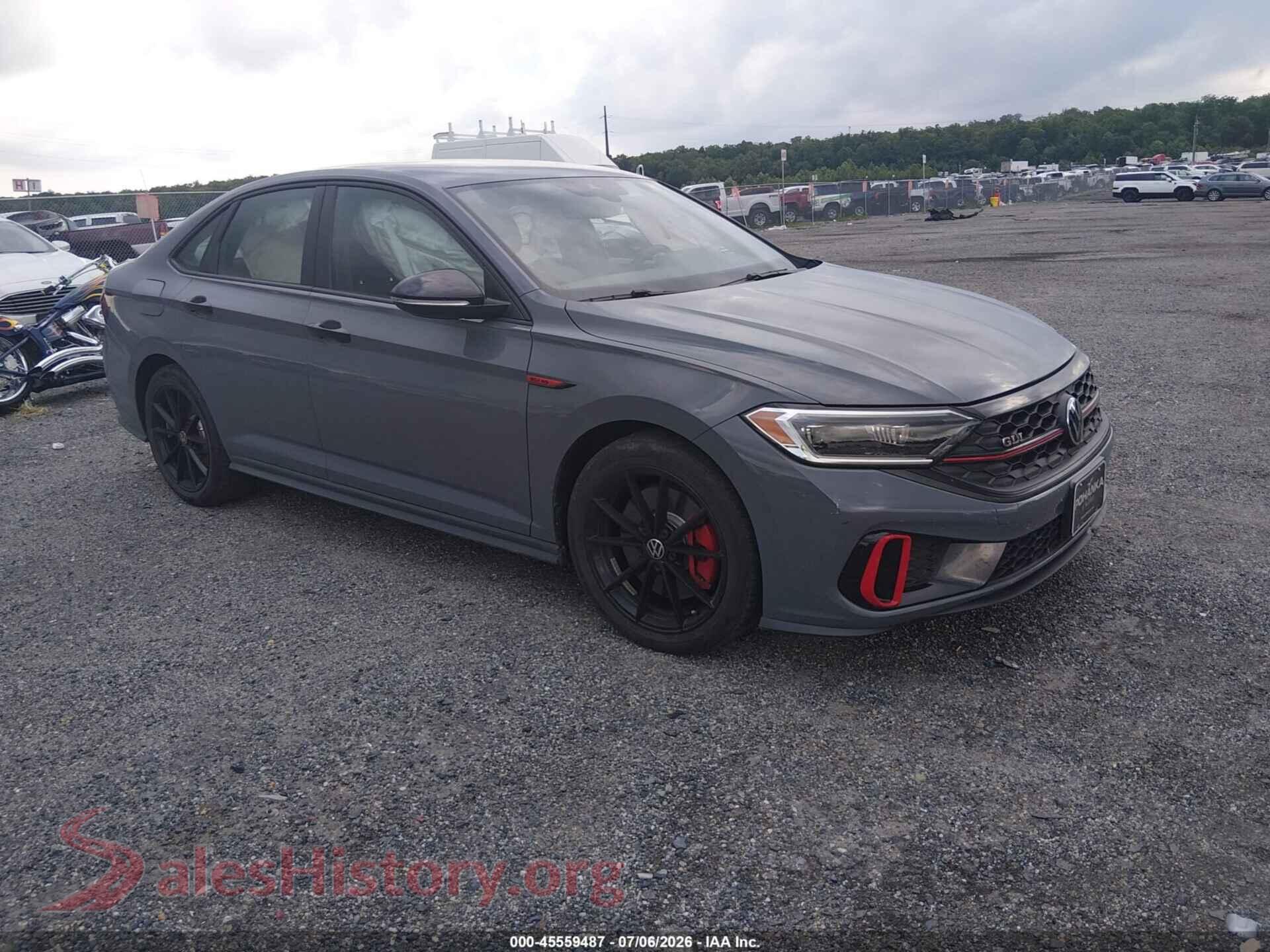 2024 VOLKSWAGEN JETTA GLI — VIN 3VW9T7BUXRM027768