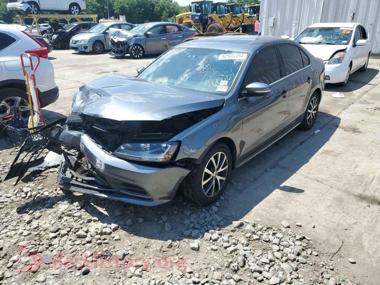 2017 VOLKSWAGEN JETTA — VIN 3VWB67AJ6HM354974