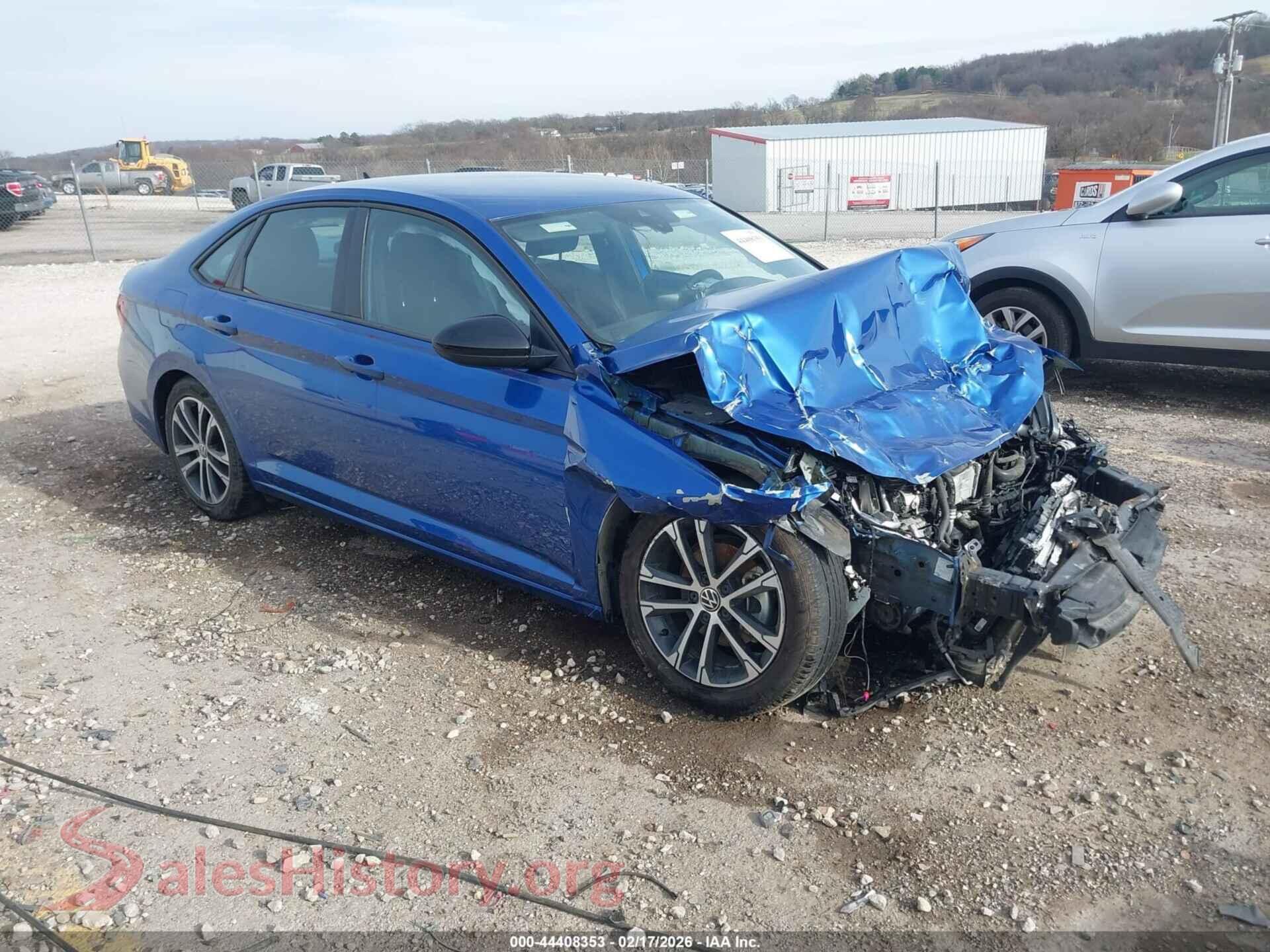 2022 VOLKSWAGEN JETTA — VIN 3VWBM7BU5NM019215