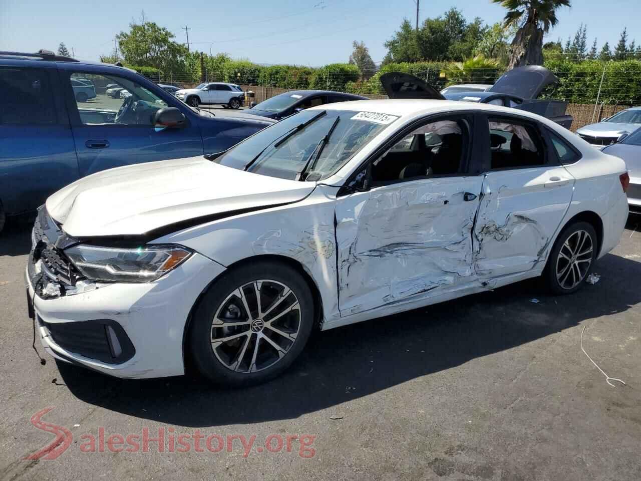 2022 VOLKSWAGEN JETTA — VIN 3VWBM7BU6NM019059