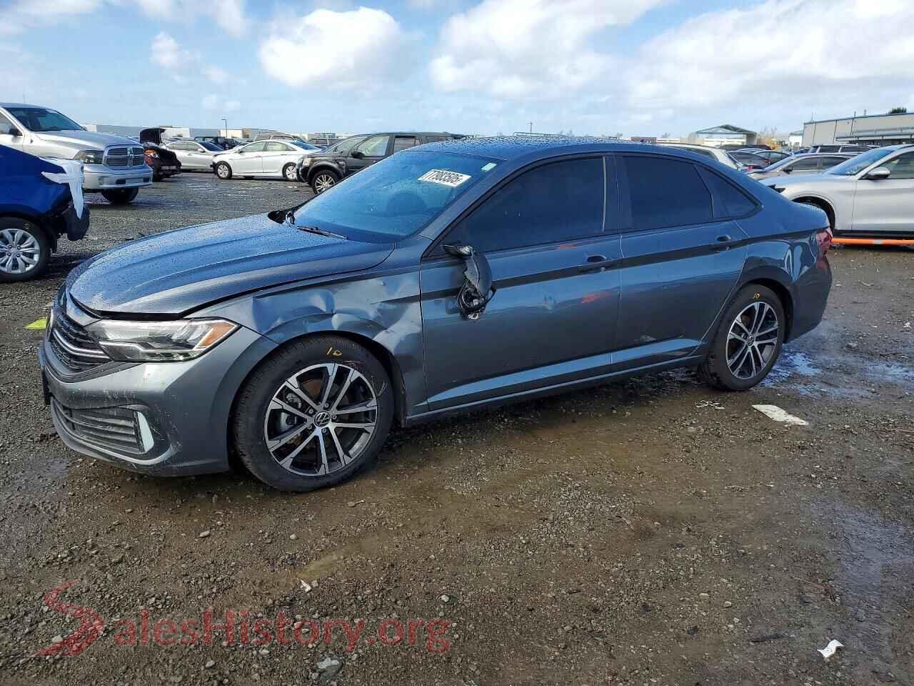 2022 VOLKSWAGEN JETTA — VIN 3VWBM7BU8NM033366
