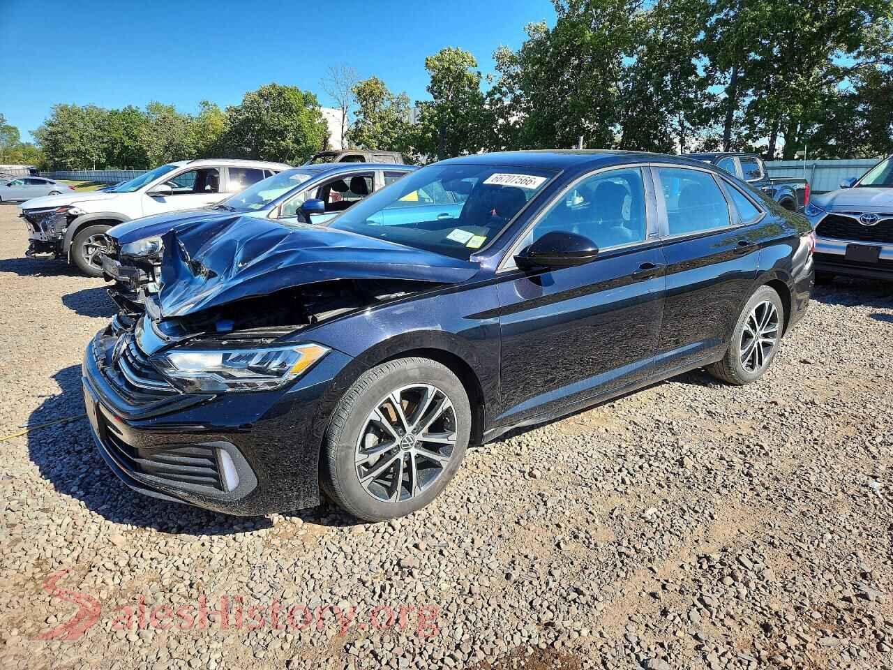 2023 VOLKSWAGEN JETTA — VIN 3VWBM7BU8PM050994