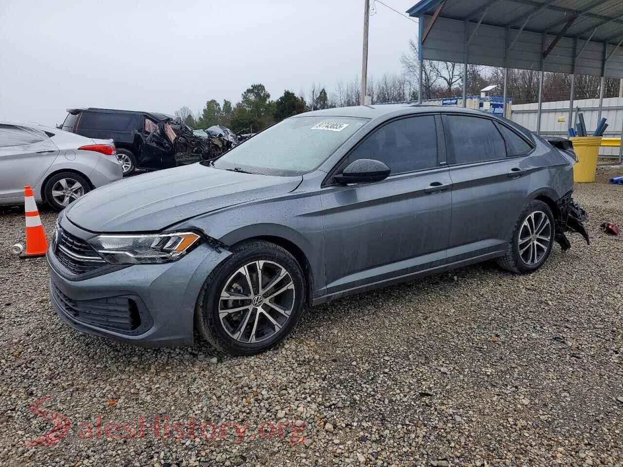 2024 VOLKSWAGEN JETTA — VIN 3VWBM7BU8RM053848