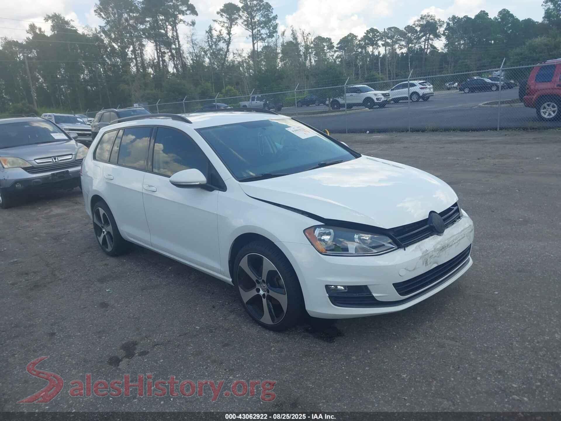 2015 VOLKSWAGEN GOLF SPORTWAGEN — VIN 3VWC17AU1FM510770