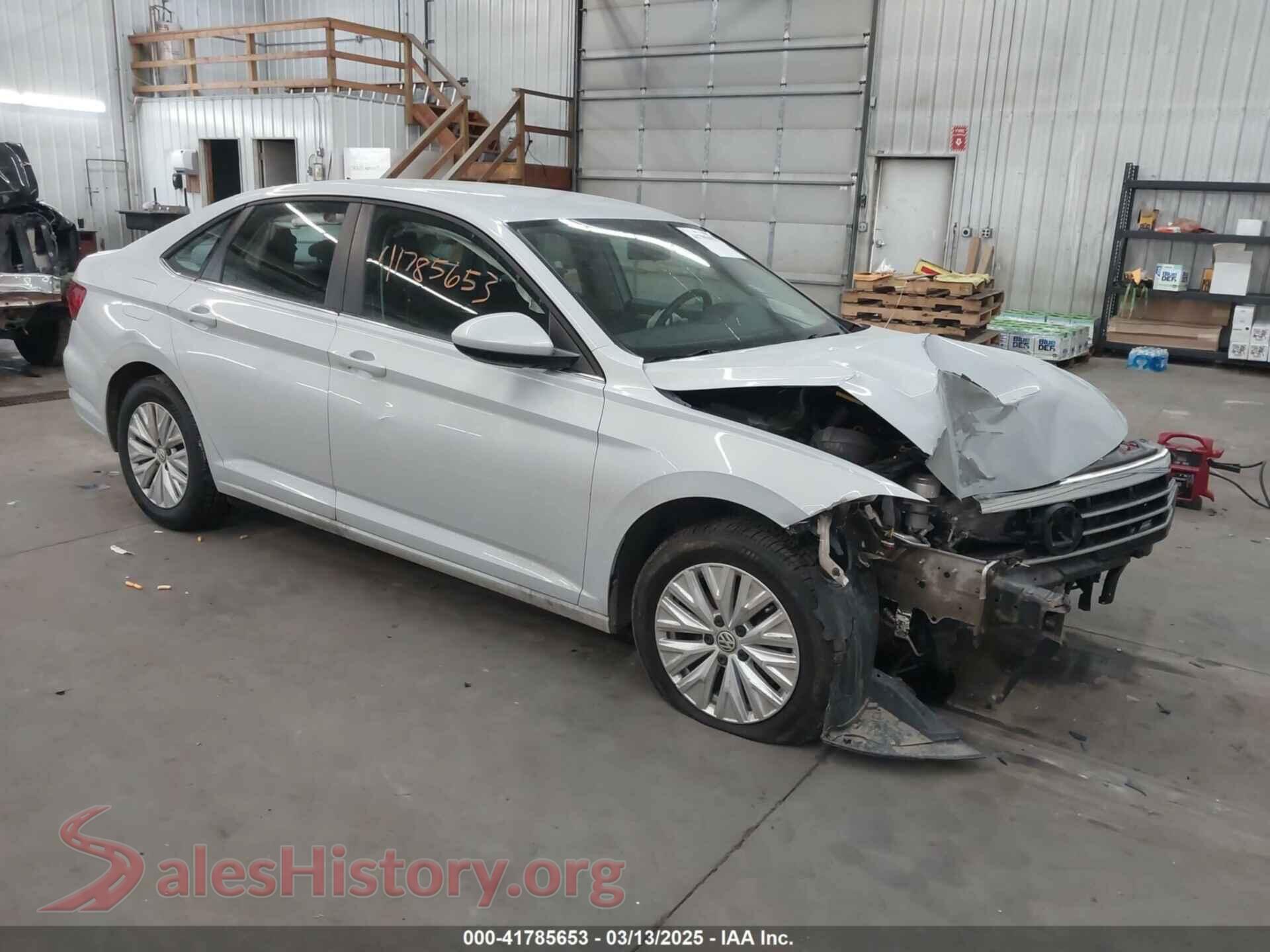 2019 VOLKSWAGEN JETTA — VIN 3VWC57BU2KM145710