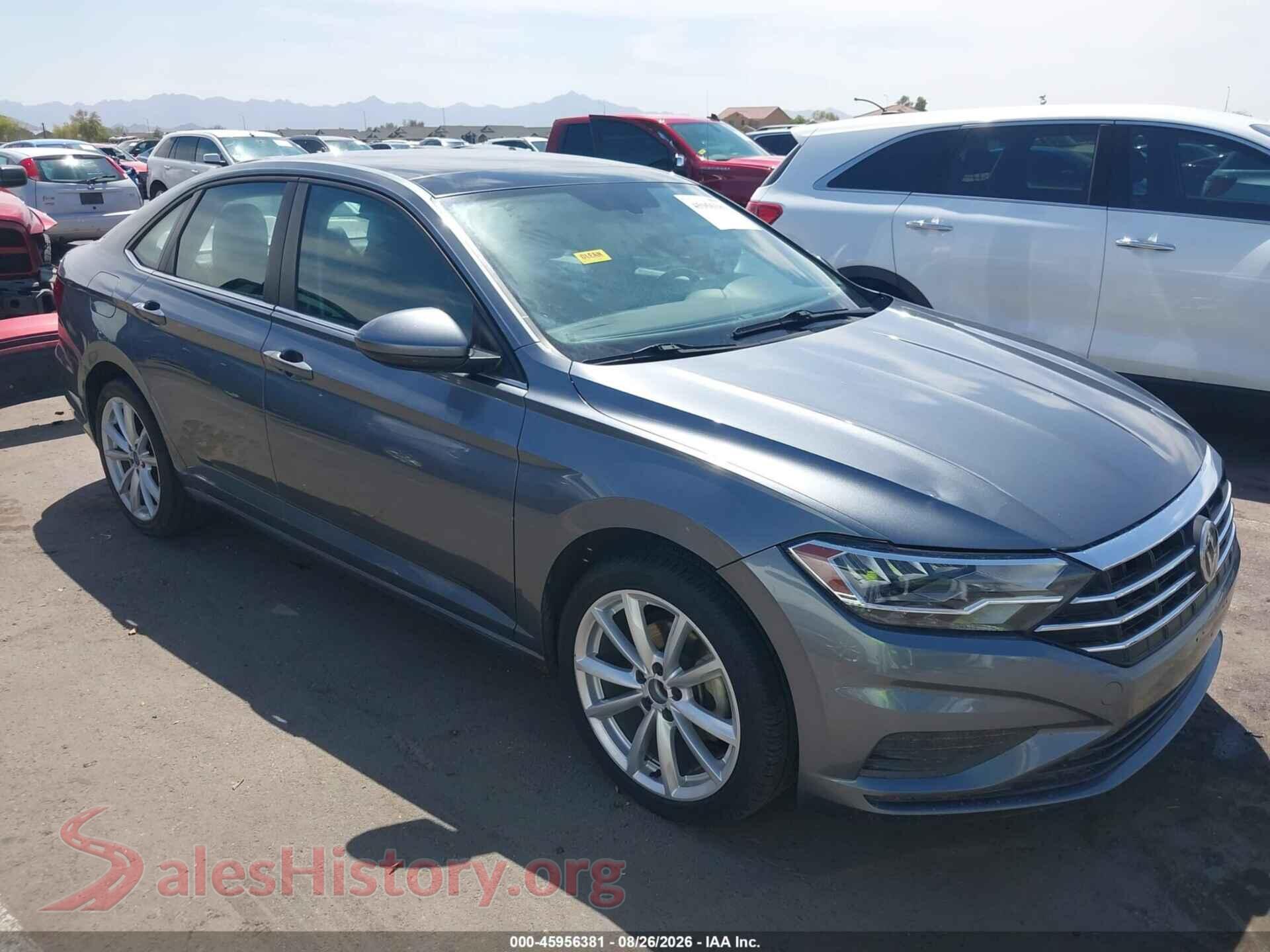 2021 VOLKSWAGEN JETTA — VIN 3VWC57BU2MM023870