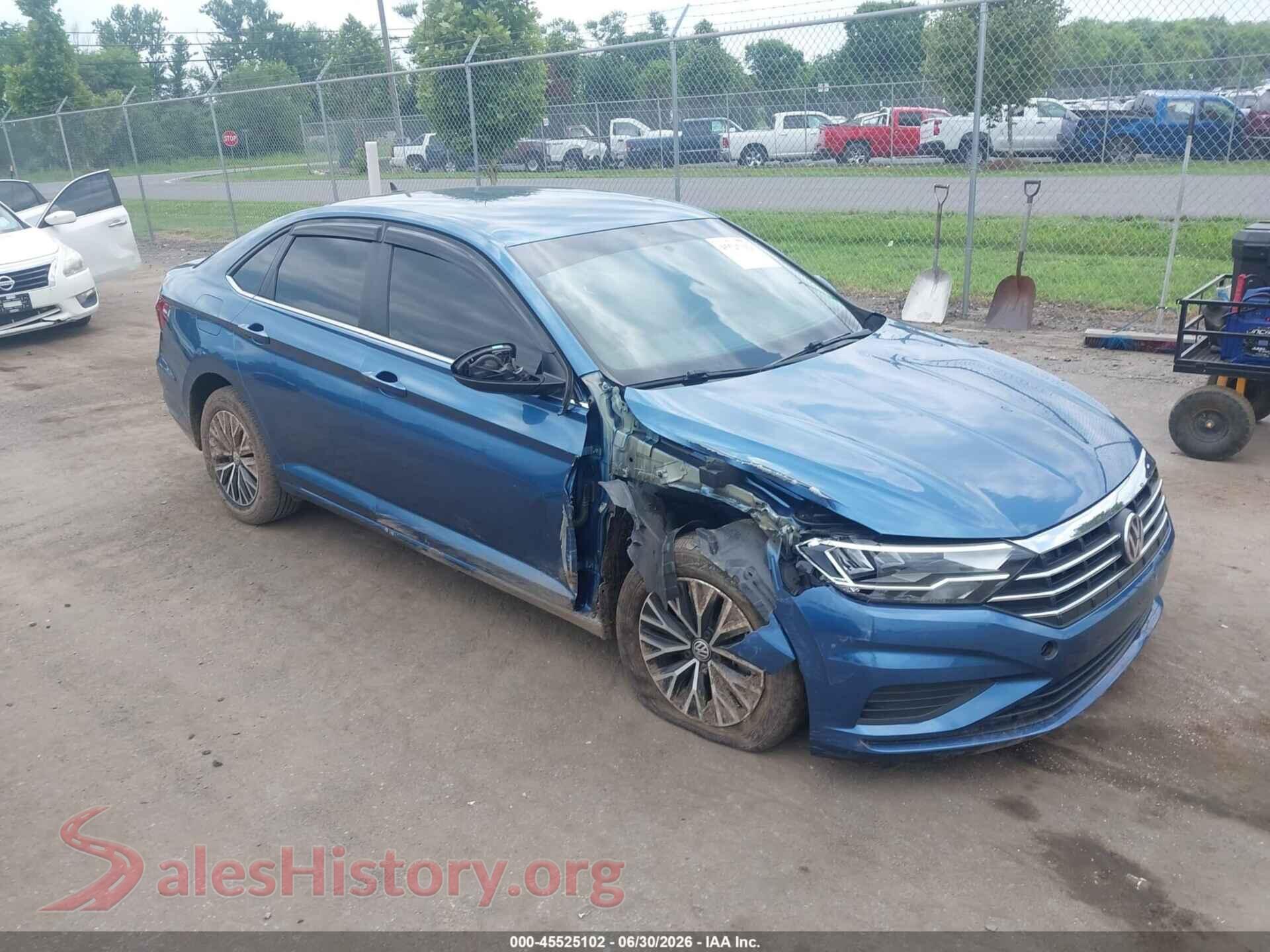 2021 VOLKSWAGEN JETTA — VIN 3VWC57BU3MM059342