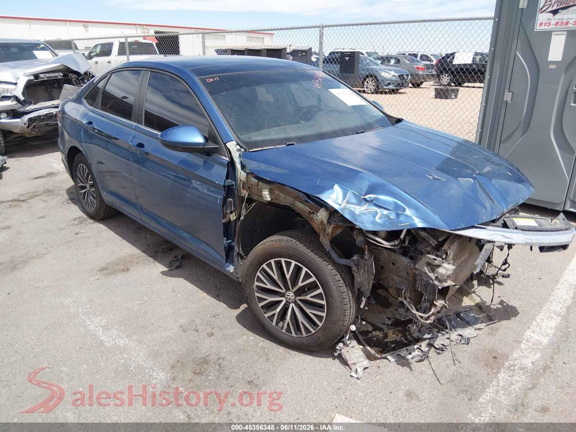 2021 VOLKSWAGEN JETTA — VIN 3VWC57BU3MM091062