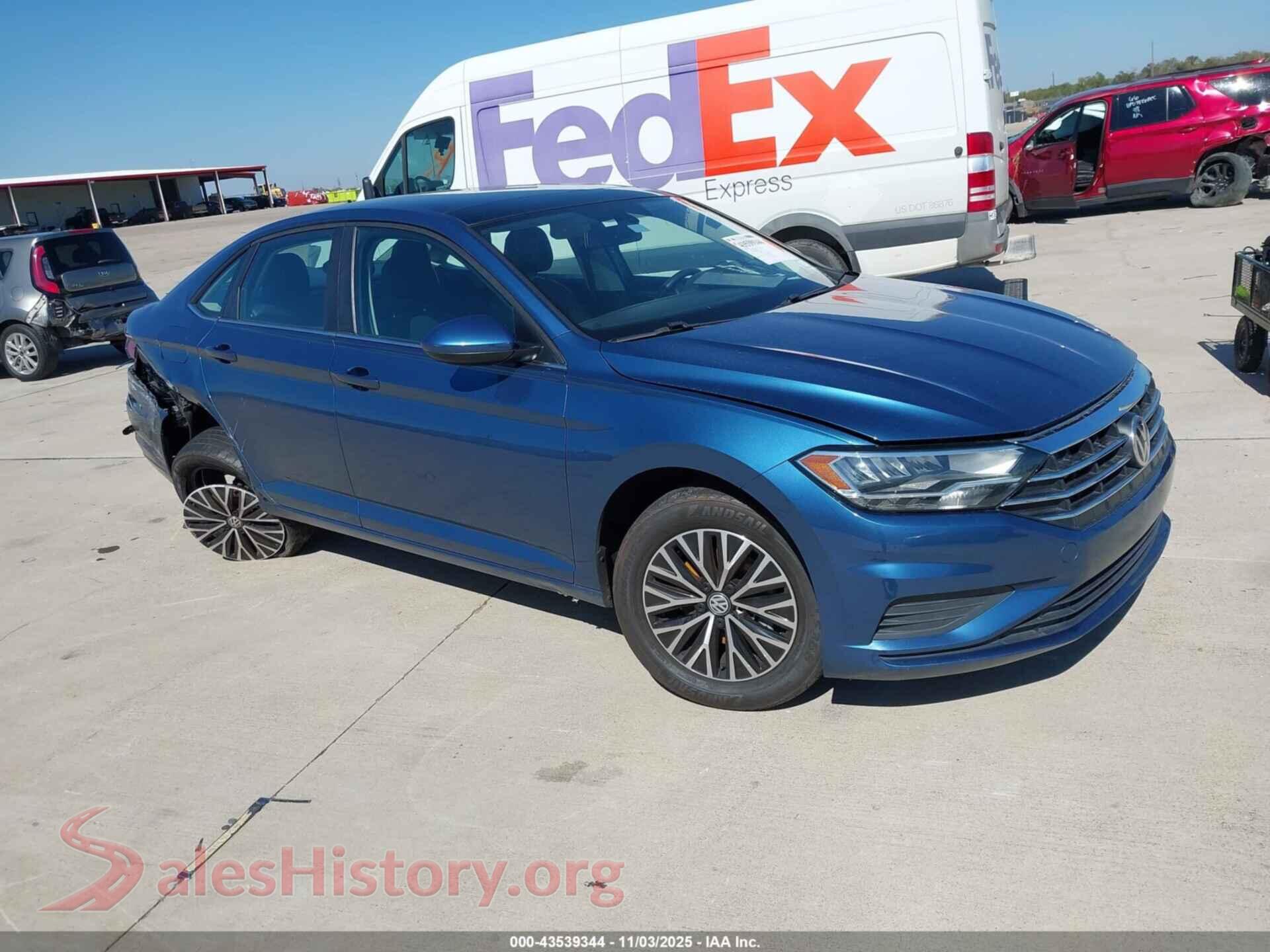 2021 VOLKSWAGEN JETTA — VIN 3VWC57BU4MM032005