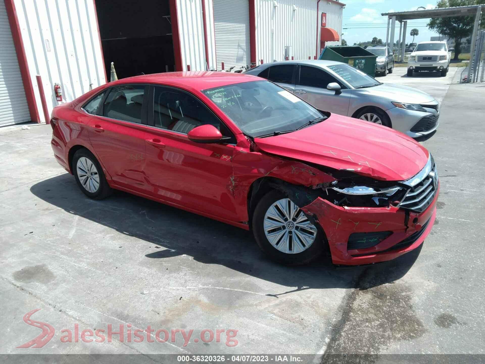 2019 VOLKSWAGEN JETTA — VIN 3VWC57BU6KM052737