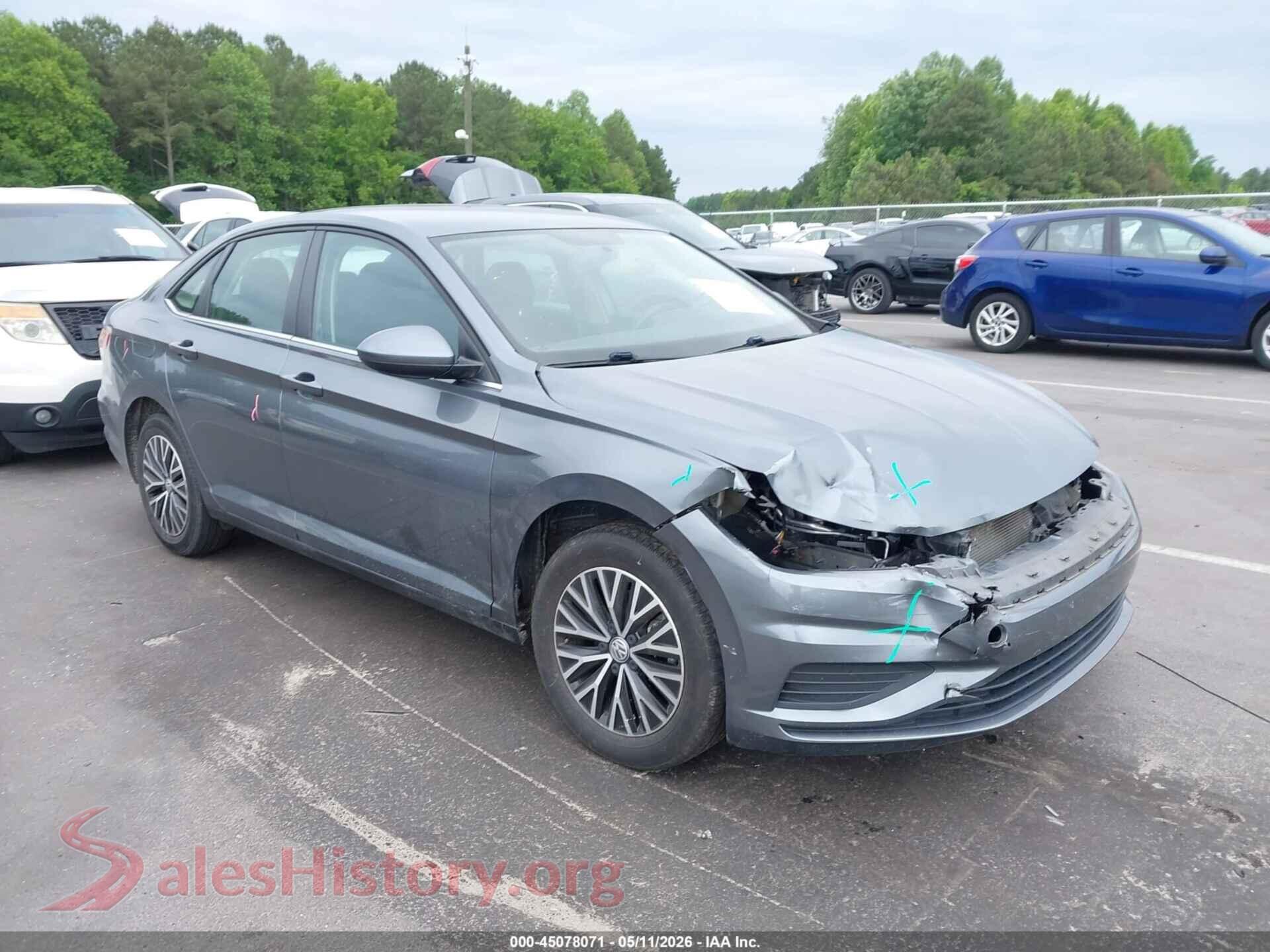 2021 VOLKSWAGEN JETTA — VIN 3VWC57BU6MM103513