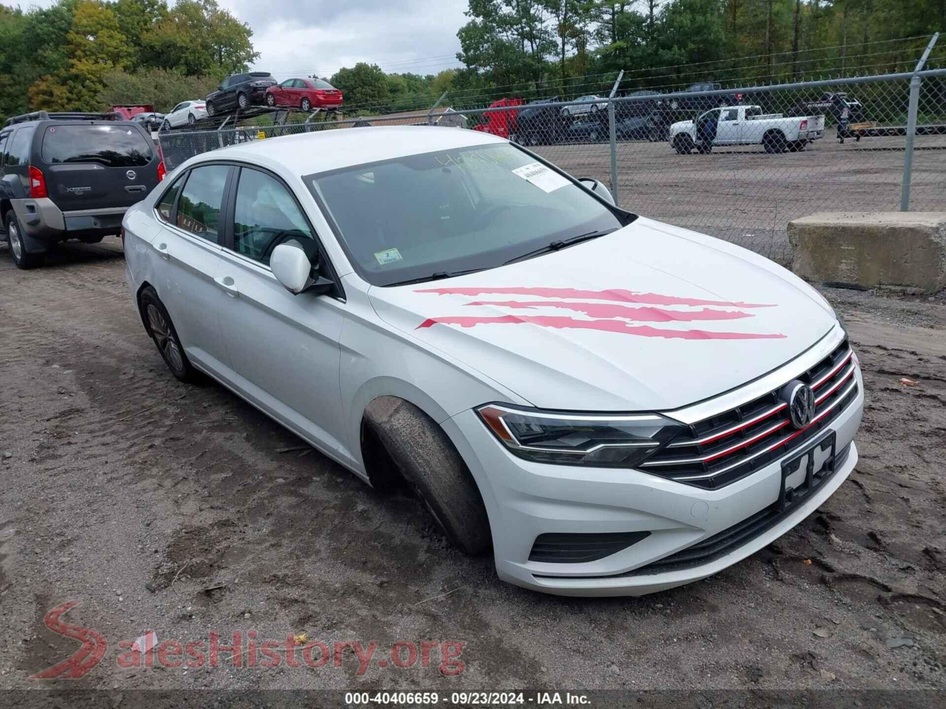 2019 VOLKSWAGEN JETTA — VIN 3VWC57BU7KM020542