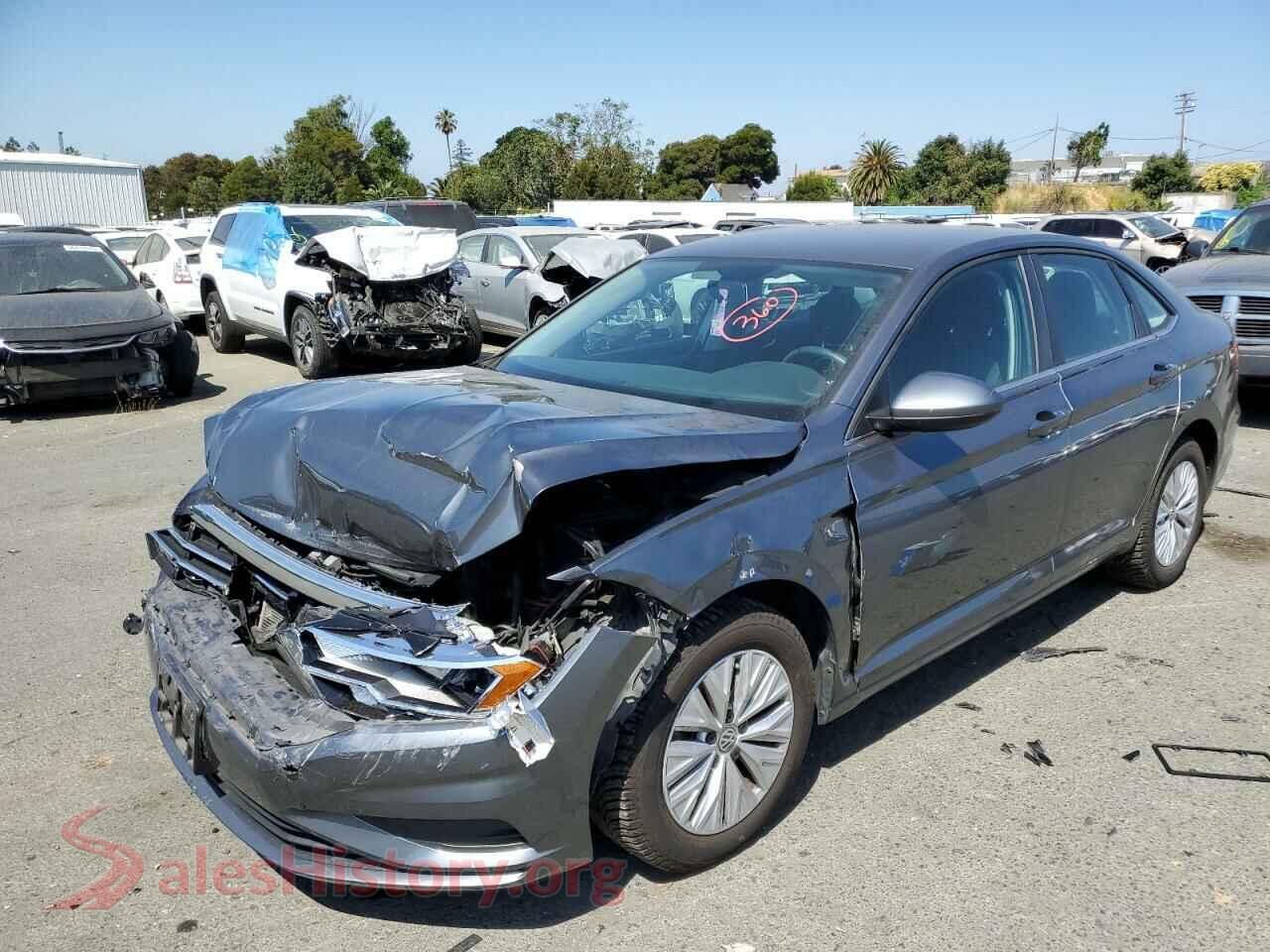2019 VOLKSWAGEN JETTA — VIN 3VWC57BU7KM028138