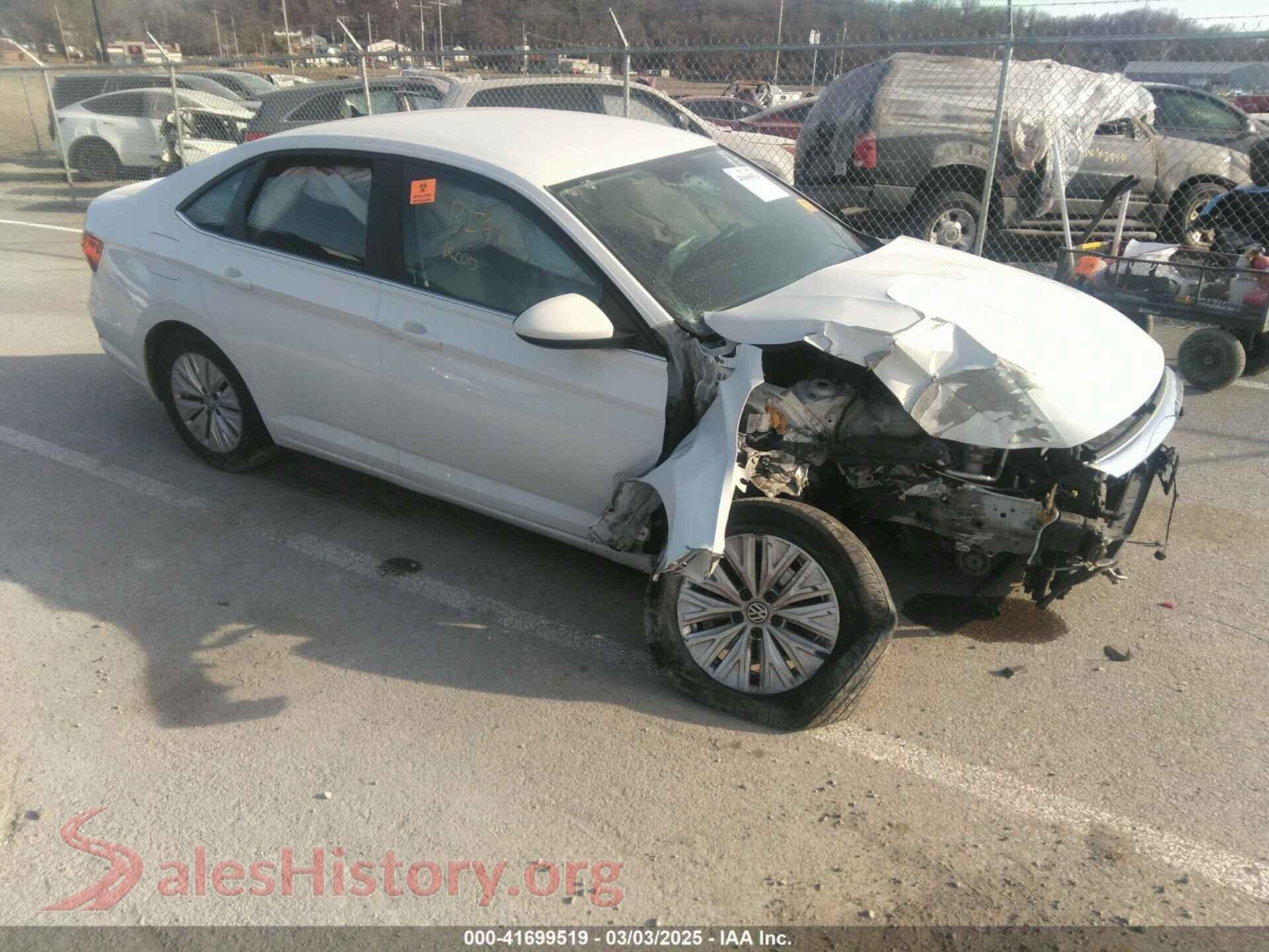 2019 VOLKSWAGEN JETTA — VIN 3VWC57BU7KM031816