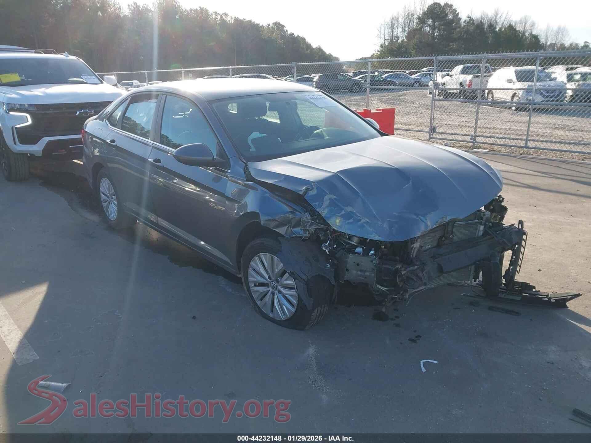 2019 VOLKSWAGEN JETTA — VIN 3VWC57BU7KM078506