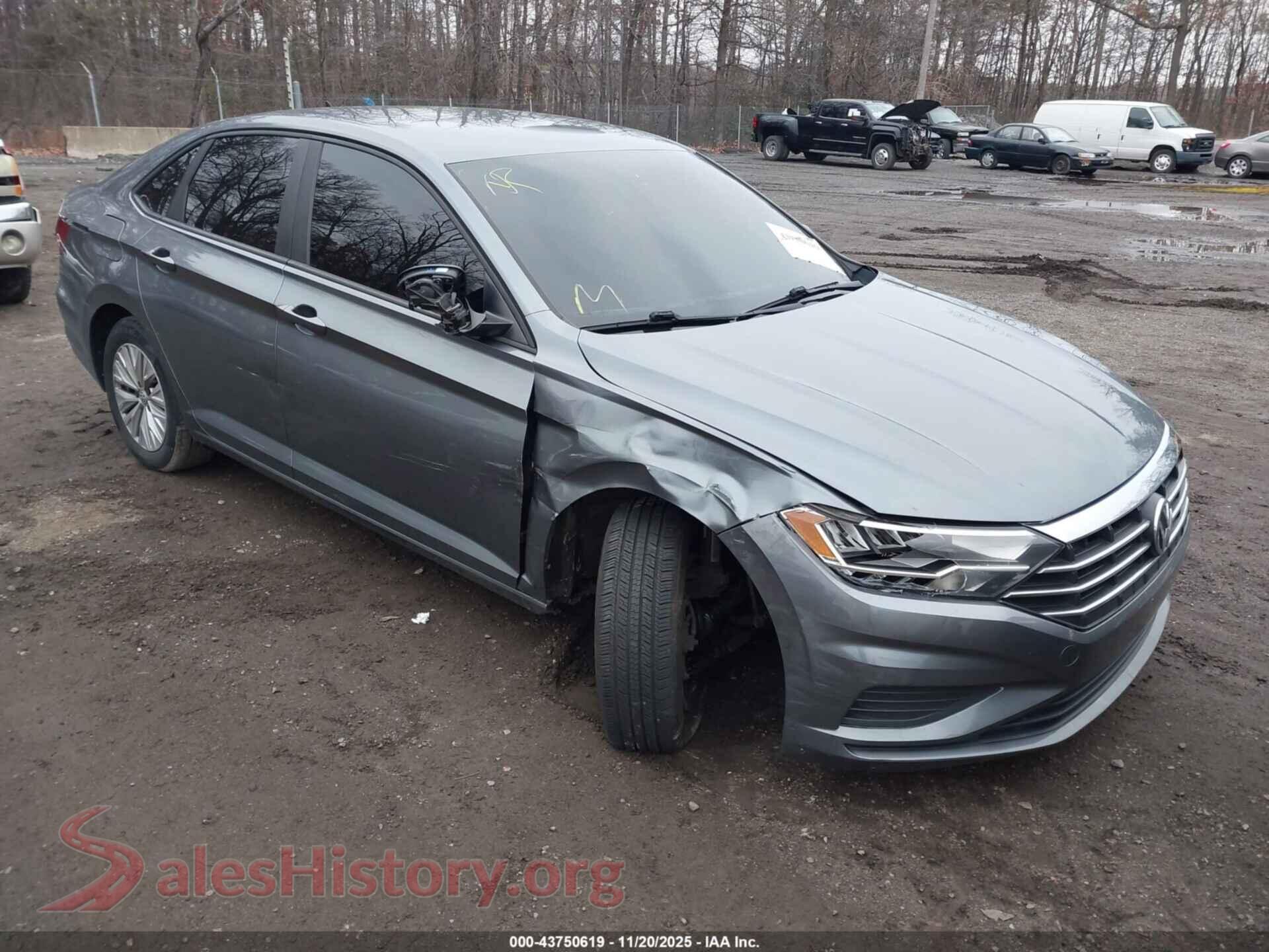 2019 VOLKSWAGEN JETTA — VIN 3VWC57BU7KM268841