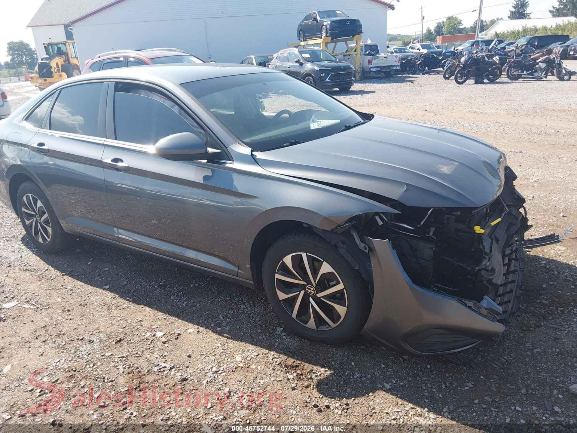 2022 VOLKSWAGEN JETTA — VIN 3VWCM7BU5NM030302