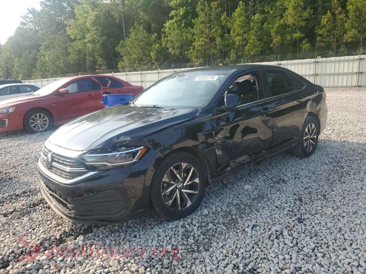 2022 VOLKSWAGEN JETTA — VIN 3VWCM7BU8NM021142
