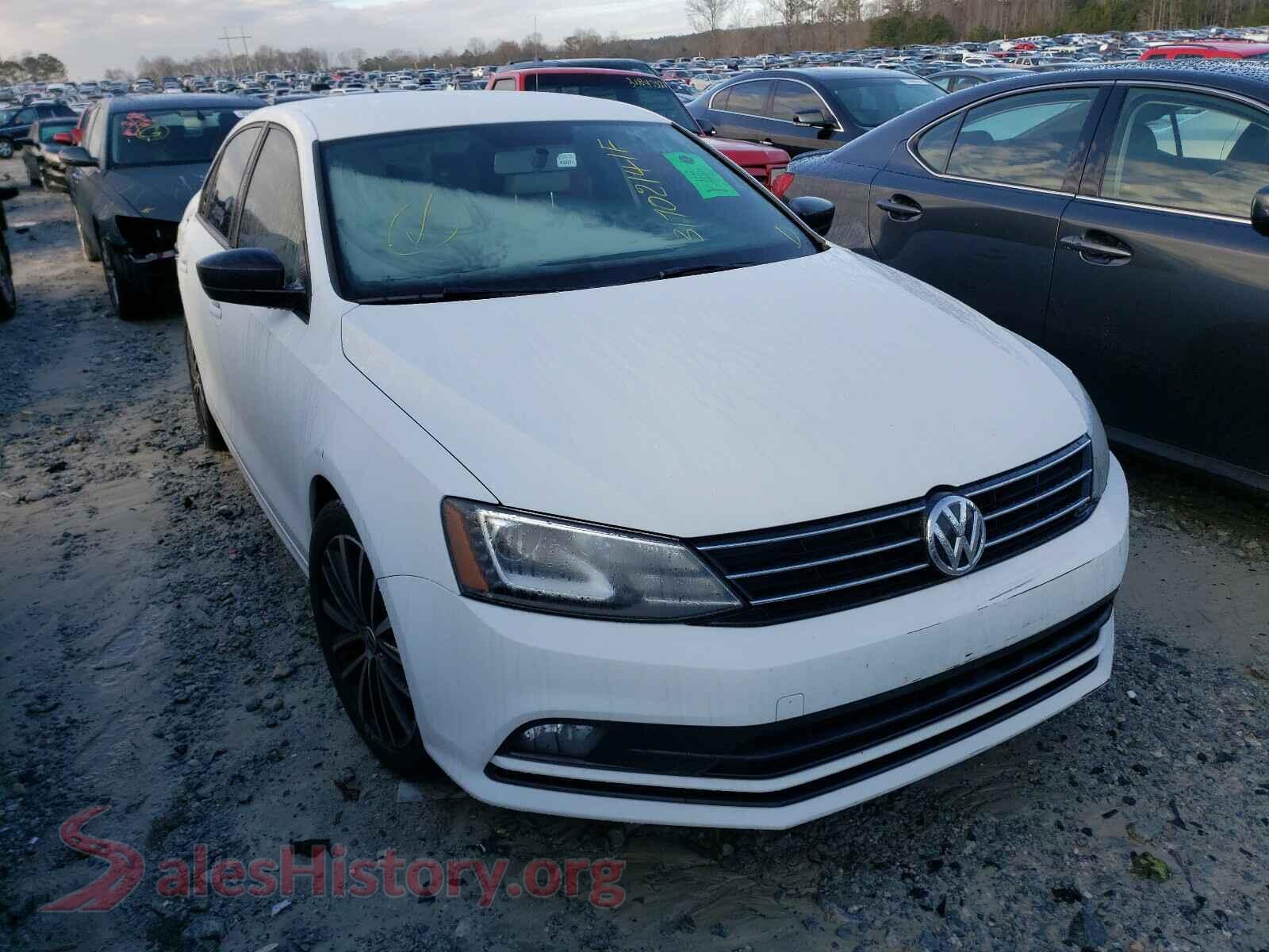 2016 VOLKSWAGEN JETTA — VIN 3VWD17AJ1GM298691