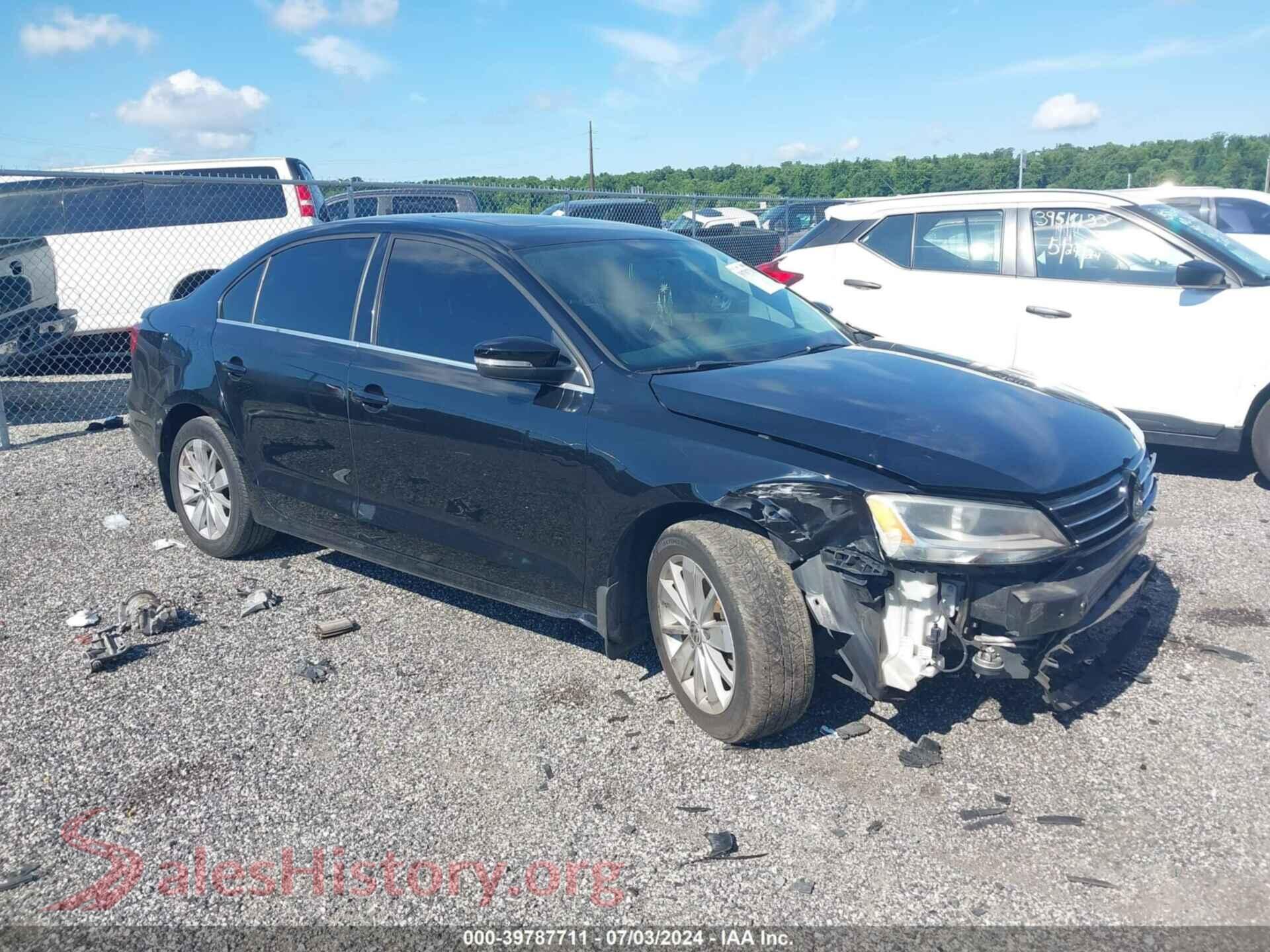 2015 VOLKSWAGEN JETTA — VIN 3VWD17AJ2FM314198