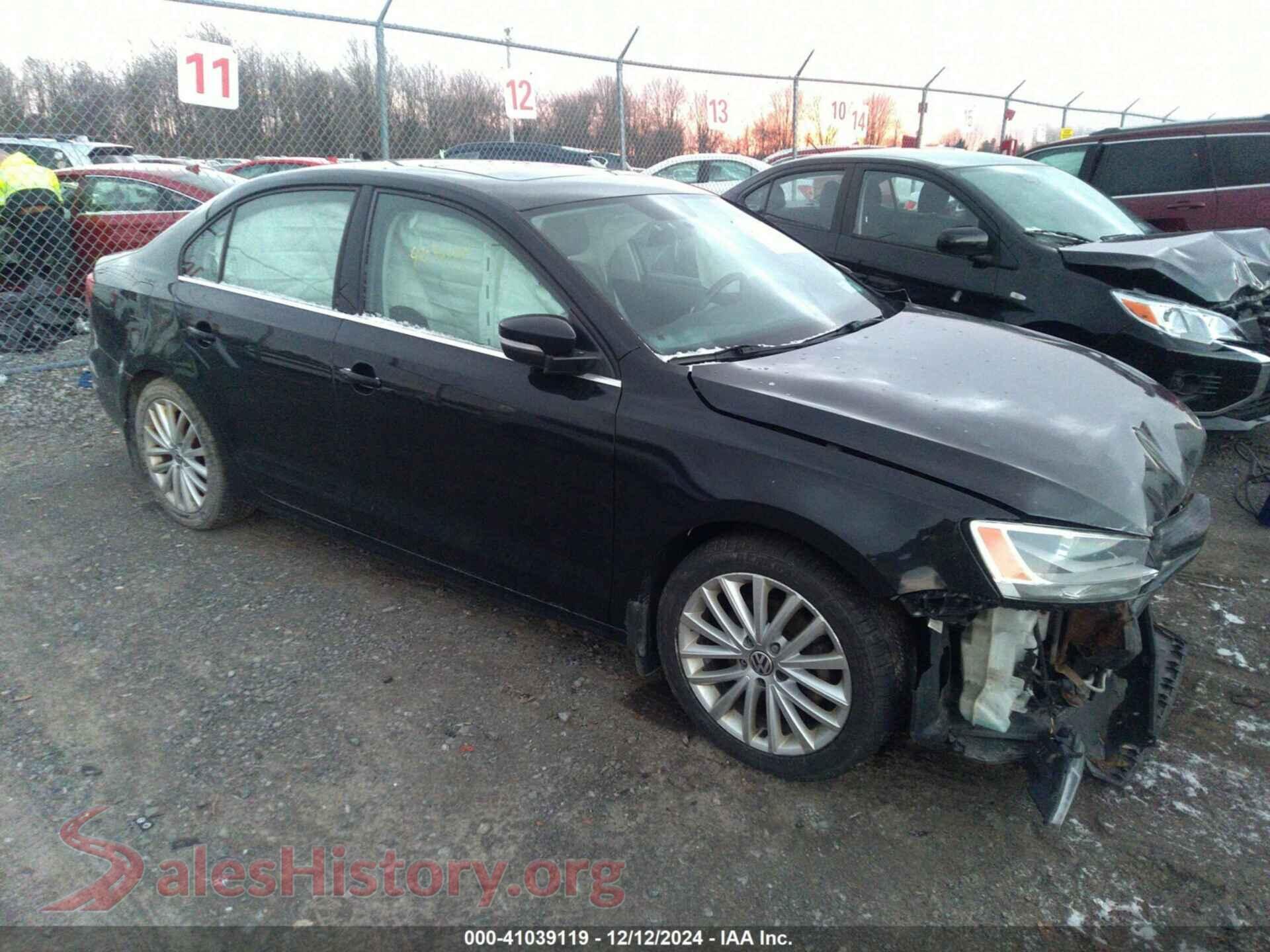2015 VOLKSWAGEN JETTA — VIN 3VWD17AJ3FM255064