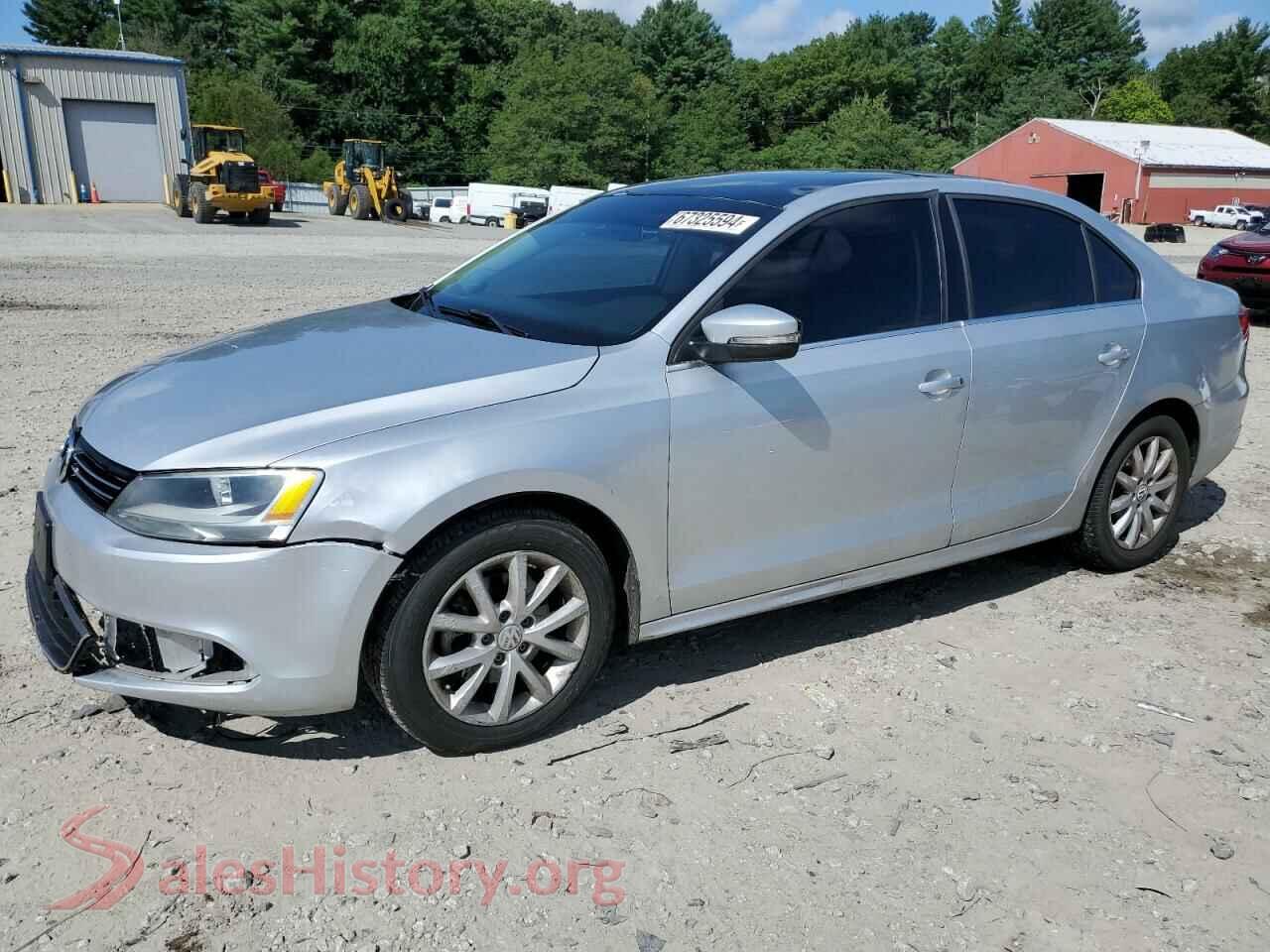 2014 VOLKSWAGEN JETTA — VIN 3VWD17AJ6EM224714