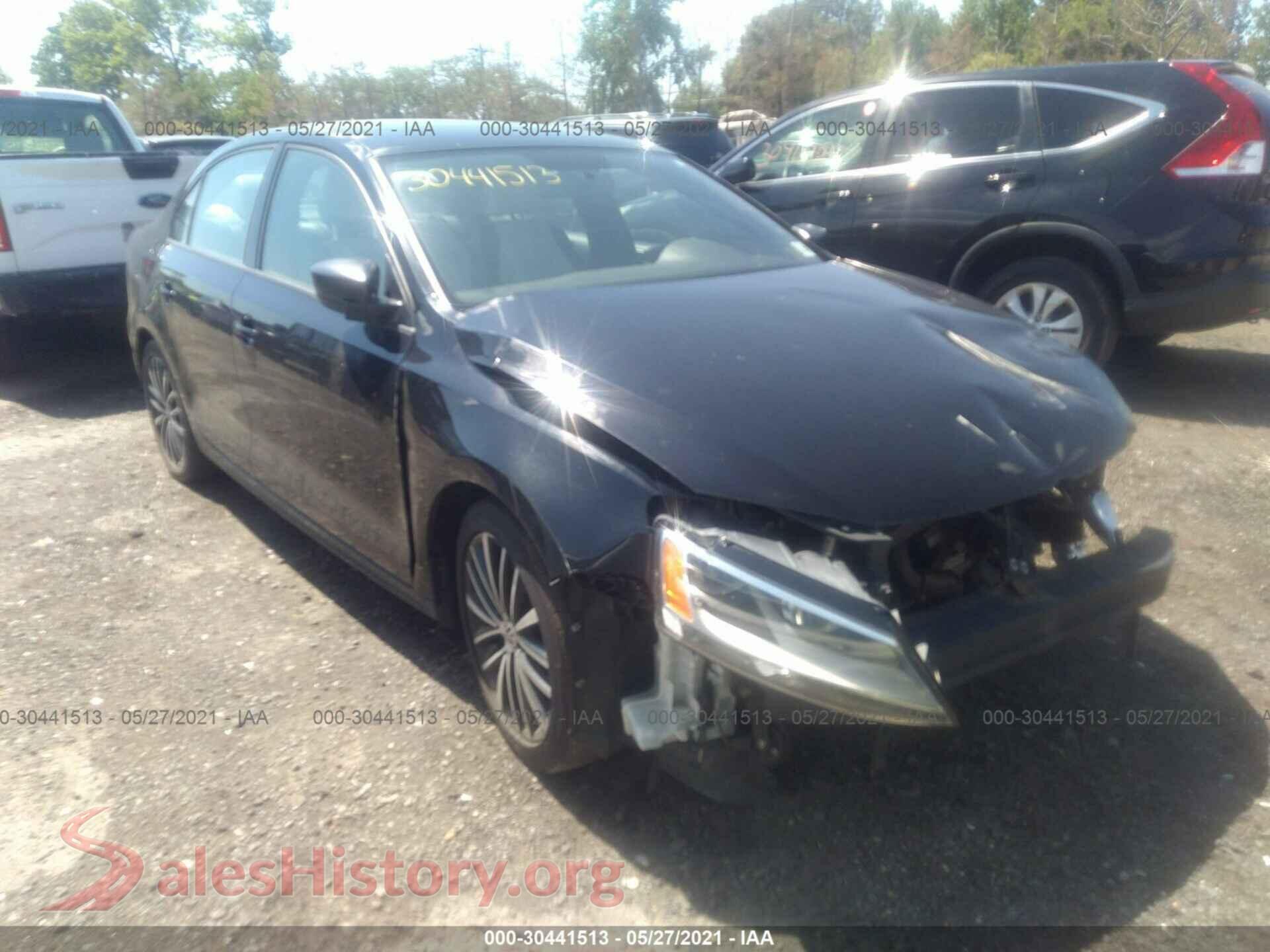 2015 VOLKSWAGEN JETTA SEDAN — VIN 3VWD17AJ6FM215416