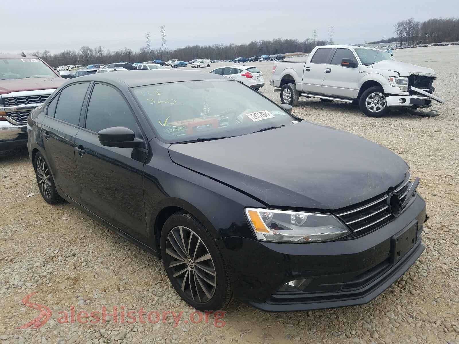 2016 VOLKSWAGEN JETTA — VIN 3VWD17AJ7GM279594