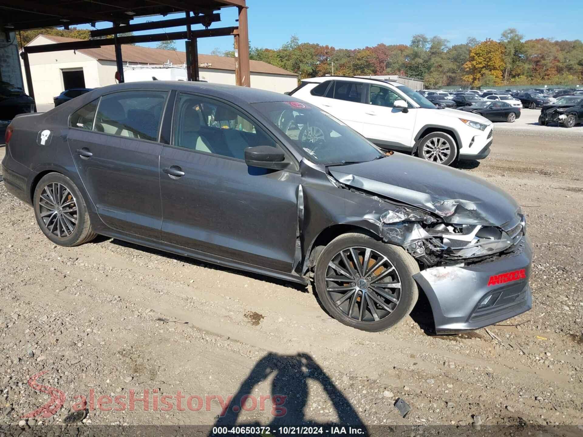 2016 VOLKSWAGEN JETTA — VIN 3VWD17AJ9GM241235