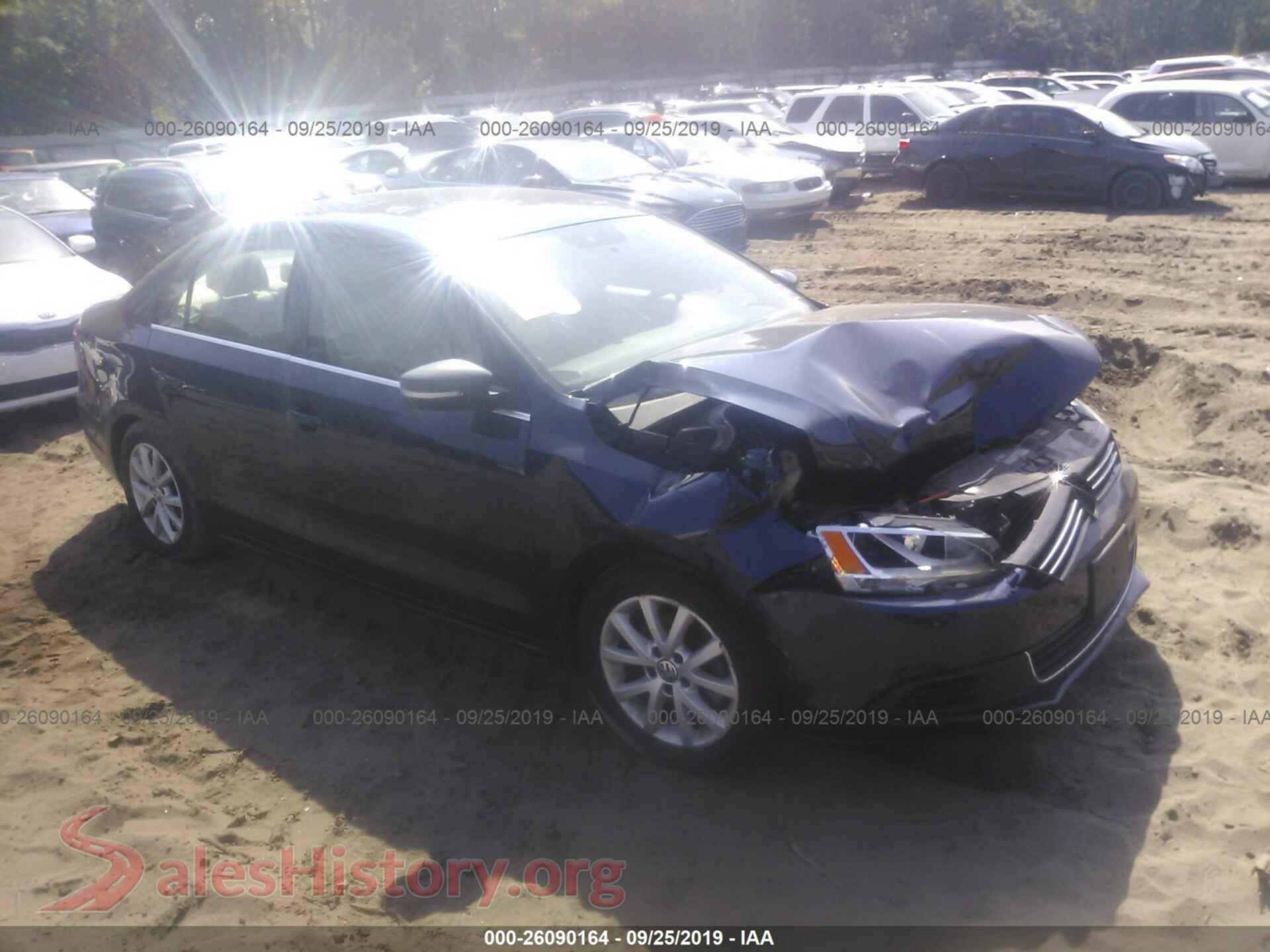 2014 VOLKSWAGEN JETTA — VIN 3VWD17AJXEM203400