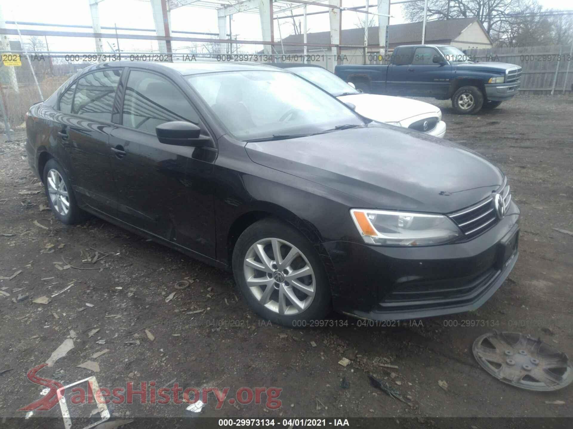 2015 VOLKSWAGEN JETTA SEDAN — VIN 3VWD17AJXFM411326