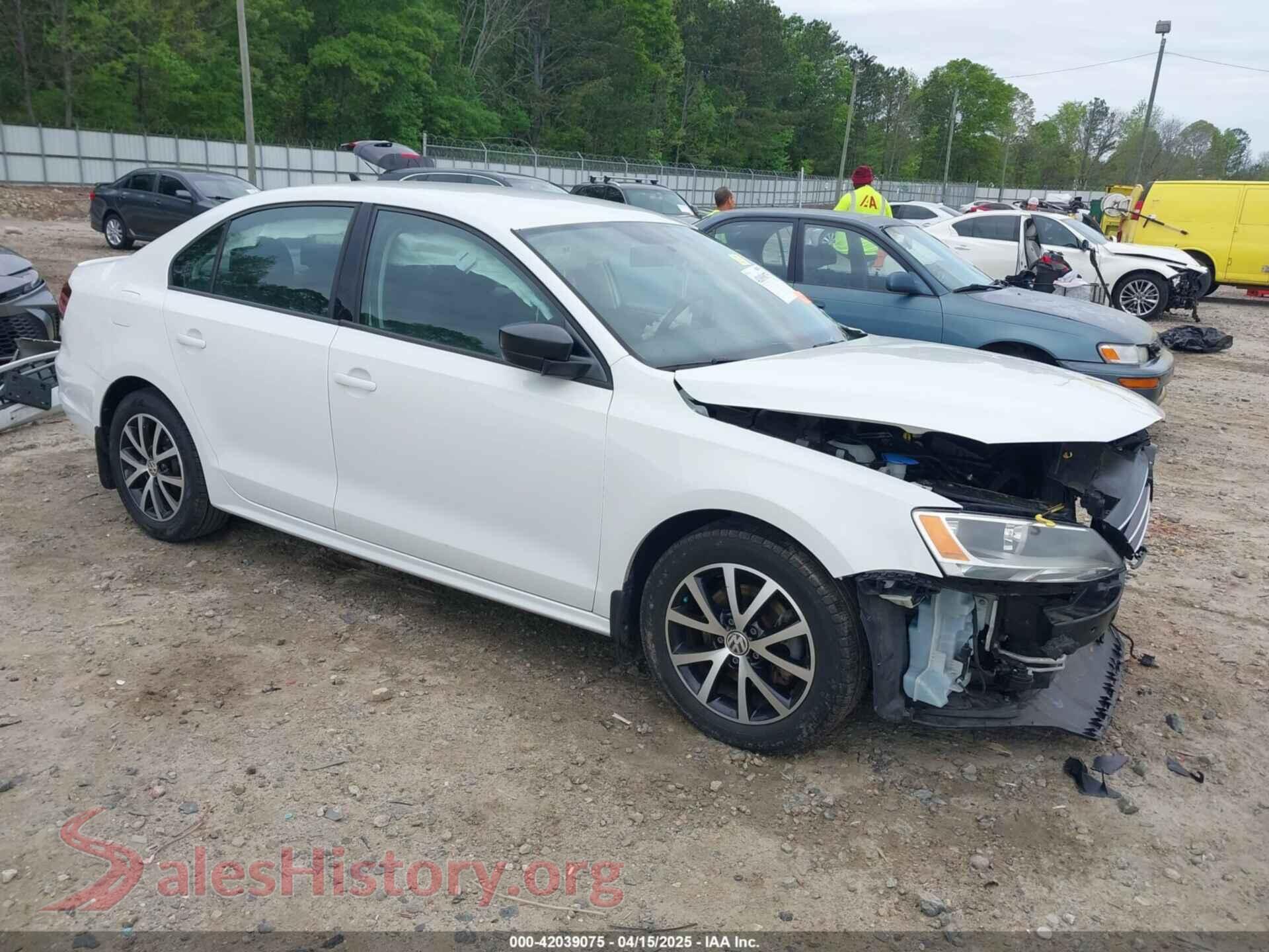2016 VOLKSWAGEN JETTA — VIN 3VWD67AJ3GM383047
