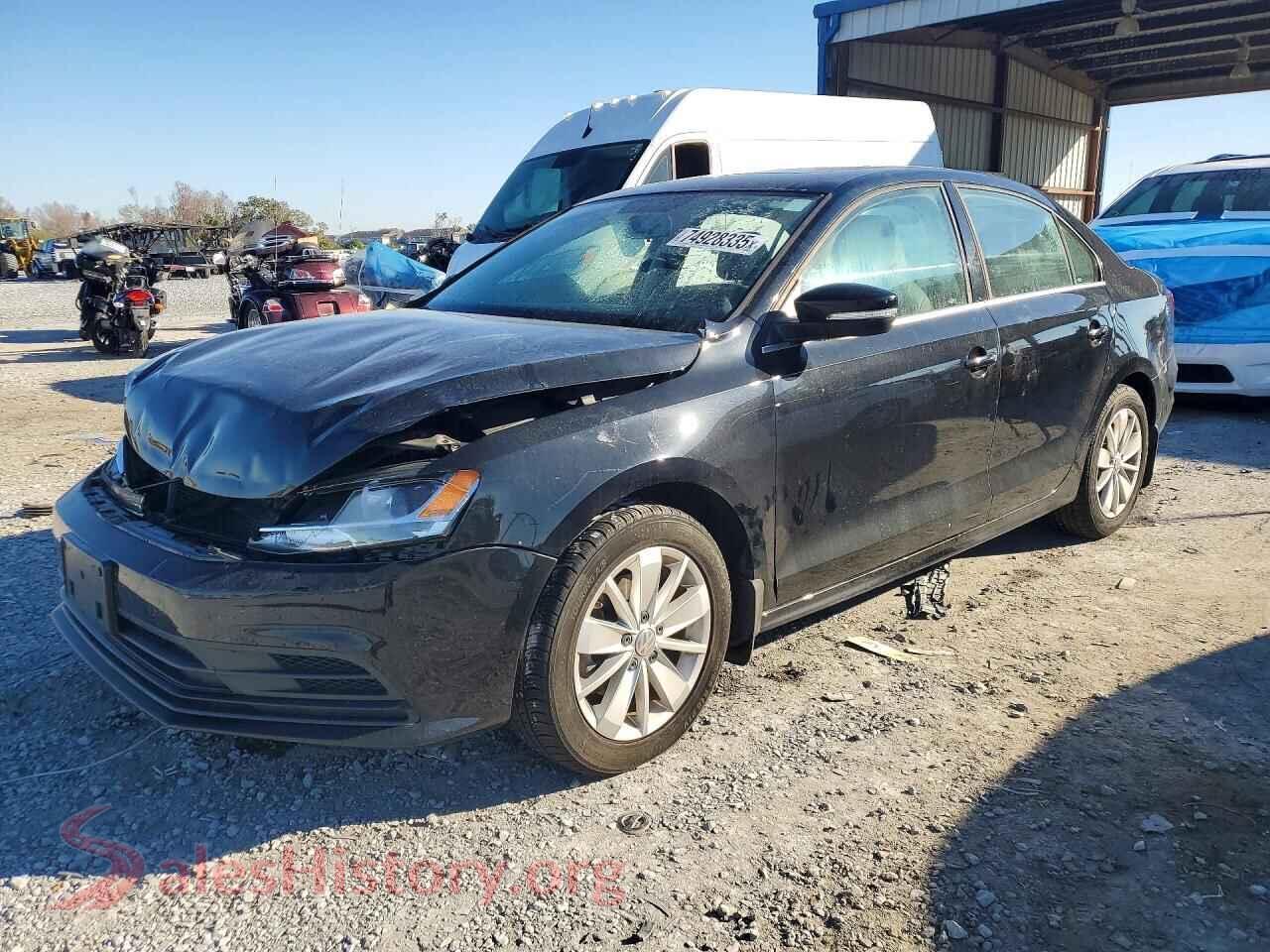2016 VOLKSWAGEN JETTA — VIN 3VWD67AJ3GM403135