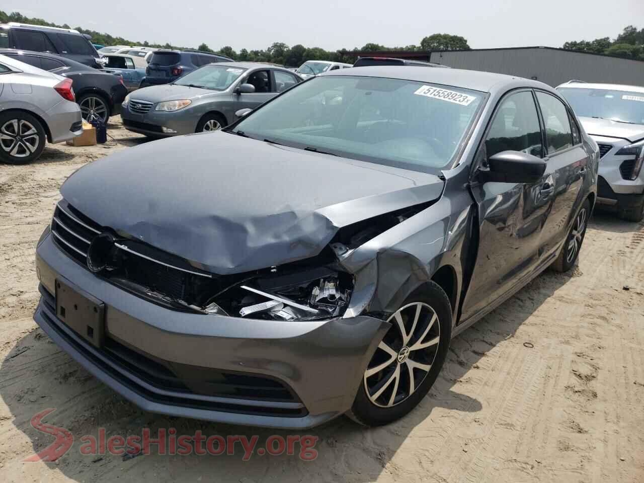 2016 VOLKSWAGEN JETTA — VIN 3VWD67AJ5GM238978