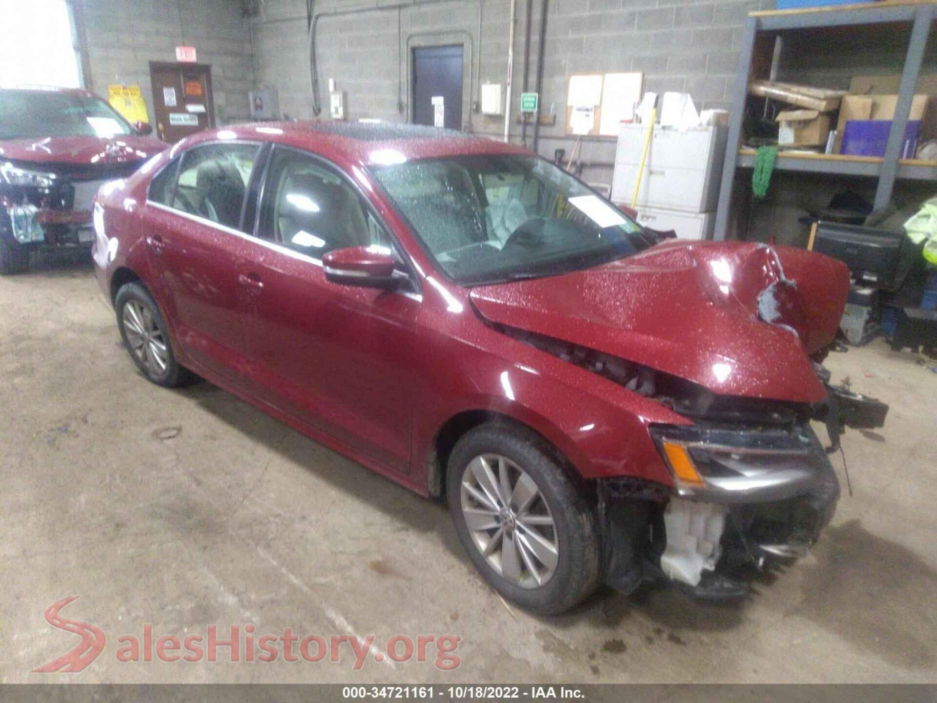 2016 VOLKSWAGEN JETTA SEDAN — VIN 3VWD67AJ7GM246824