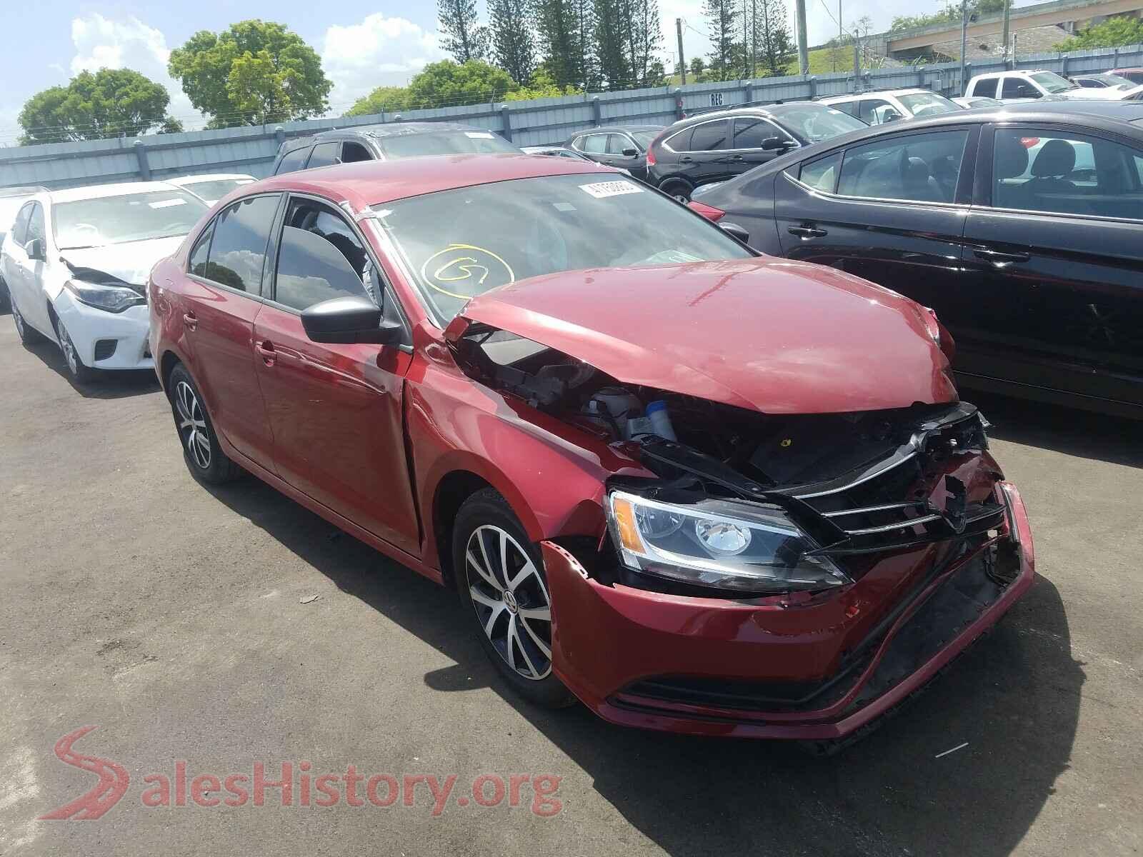 2016 VOLKSWAGEN JETTA — VIN 3VWD67AJ7GM290886