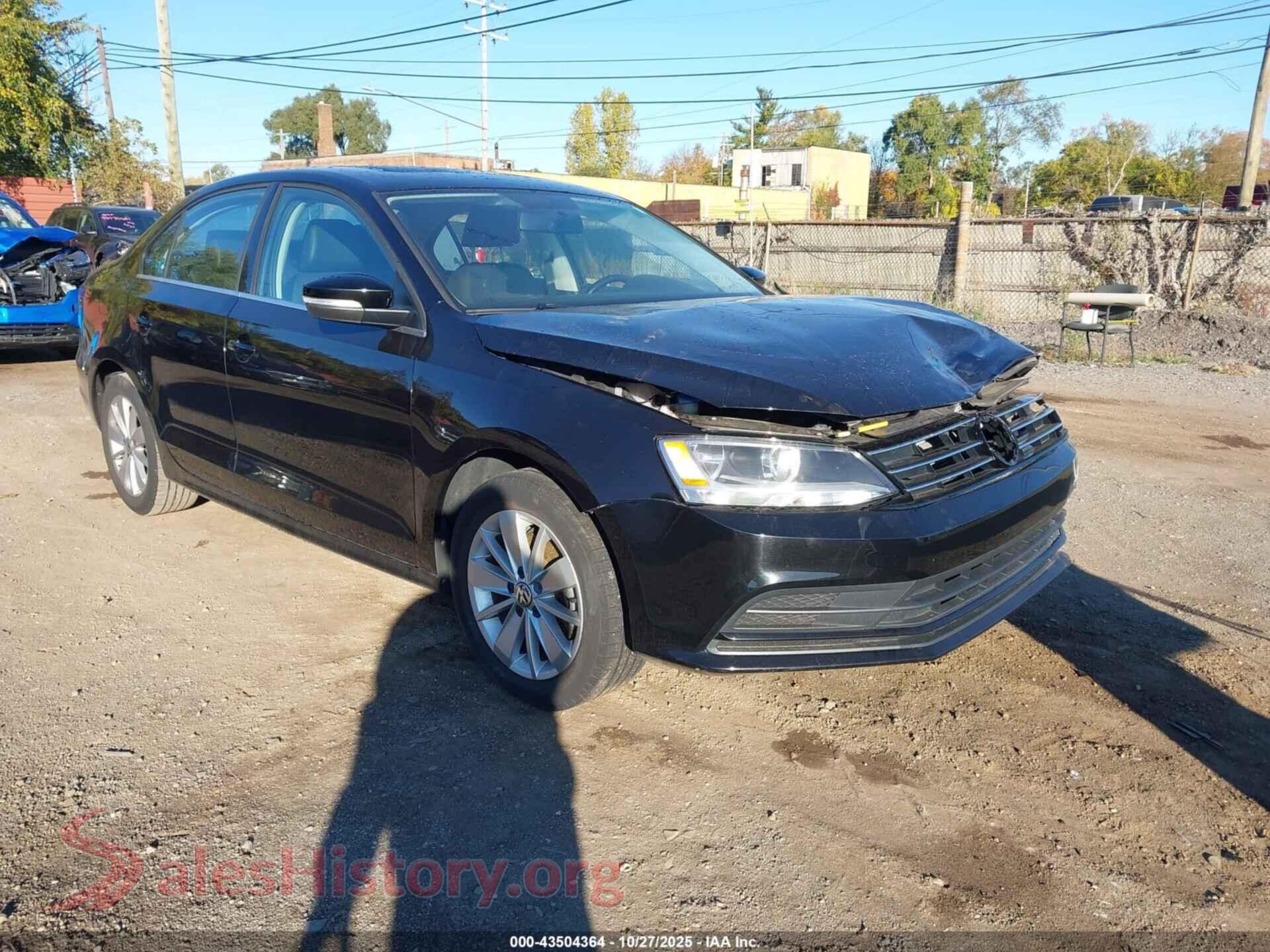 2016 VOLKSWAGEN JETTA — VIN 3VWD67AJ8GM376286