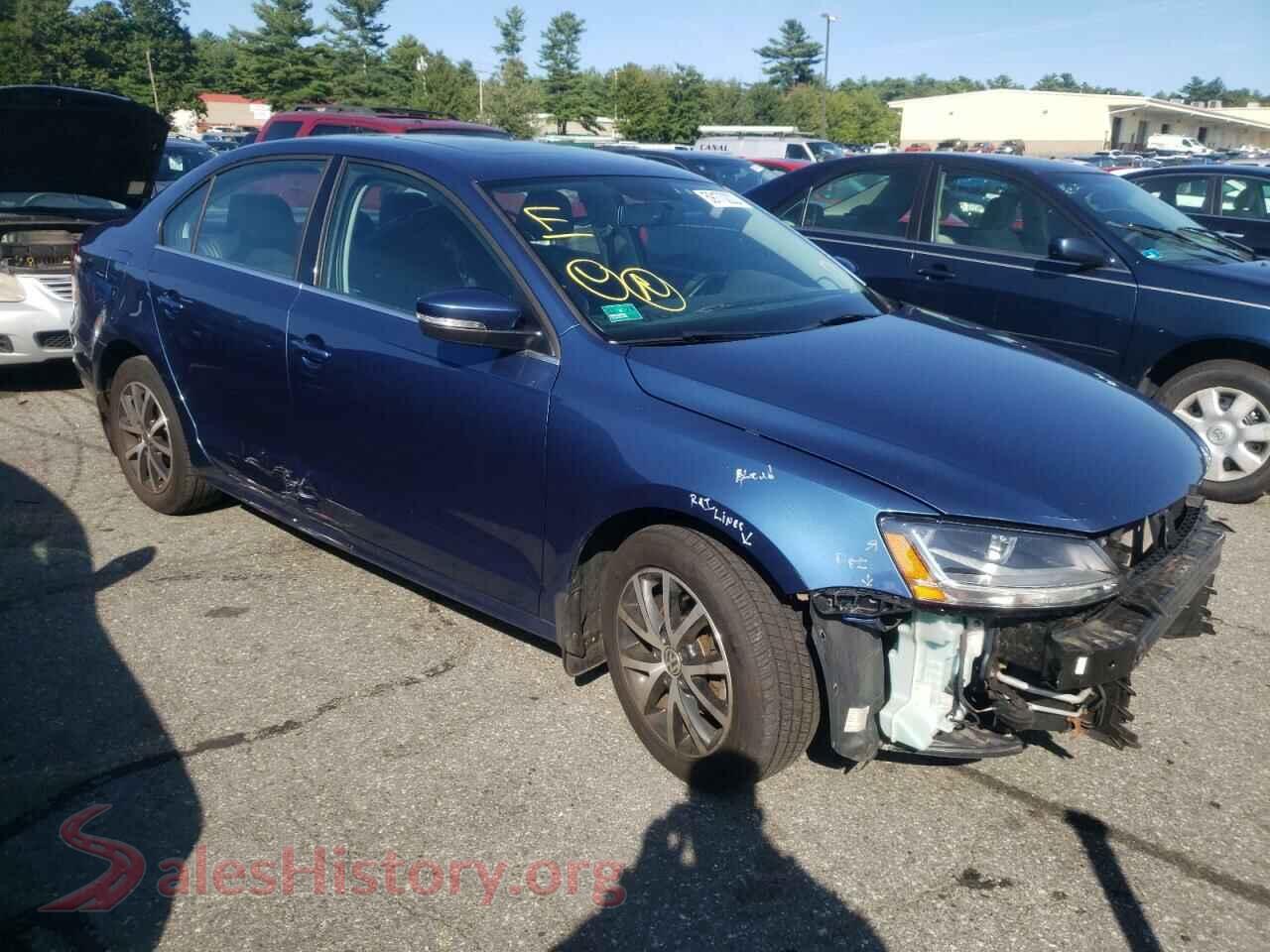 2017 VOLKSWAGEN JETTA — VIN 3VWDB7AJ0HM223835