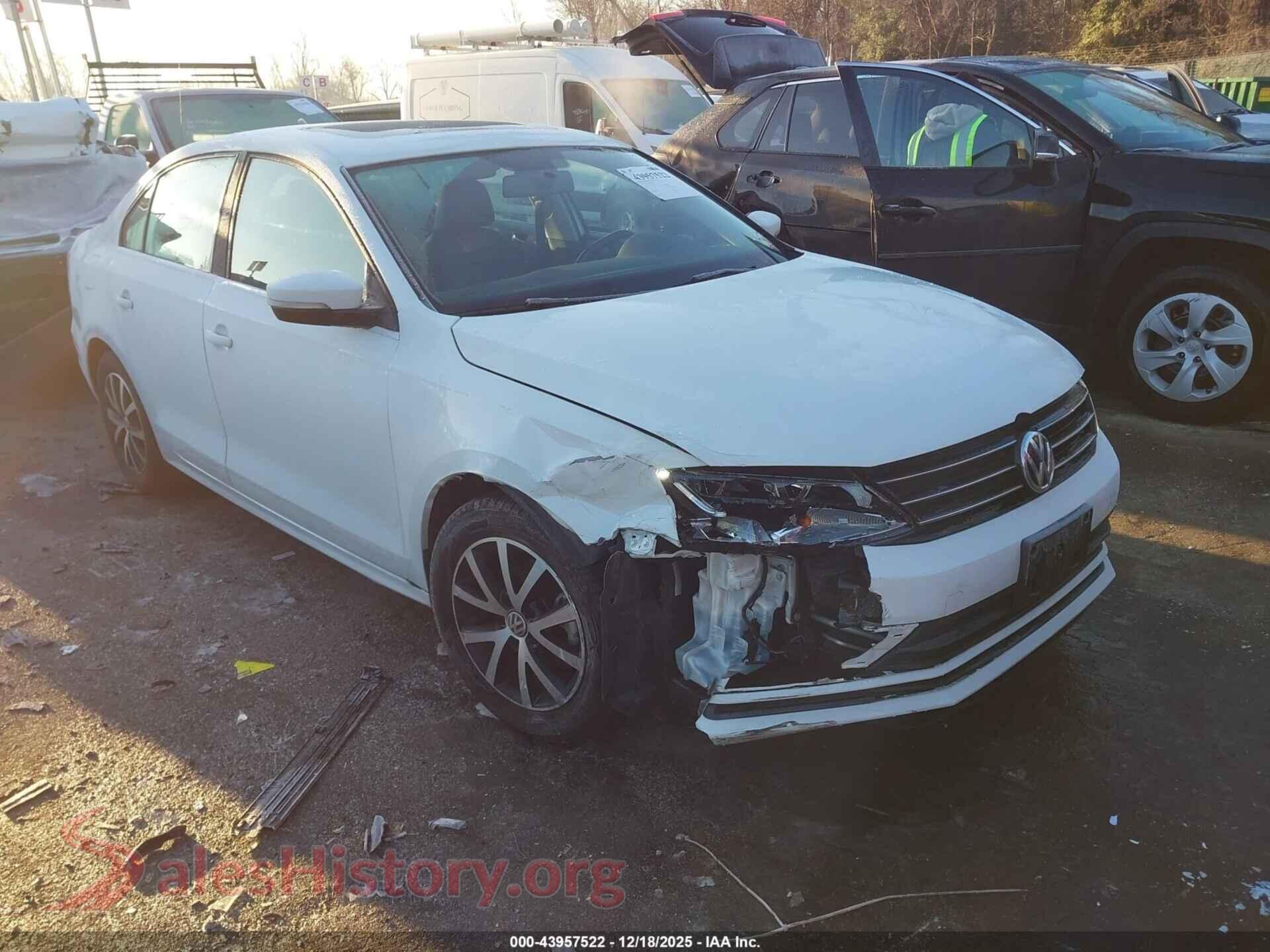 2017 VOLKSWAGEN JETTA — VIN 3VWDB7AJ1HM295837