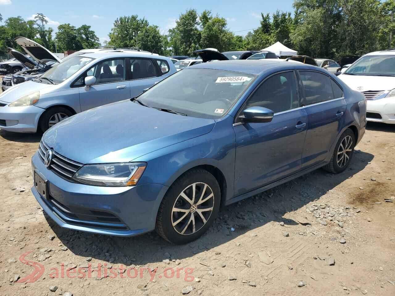 2017 VOLKSWAGEN JETTA — VIN 3VWDB7AJ1HM297622