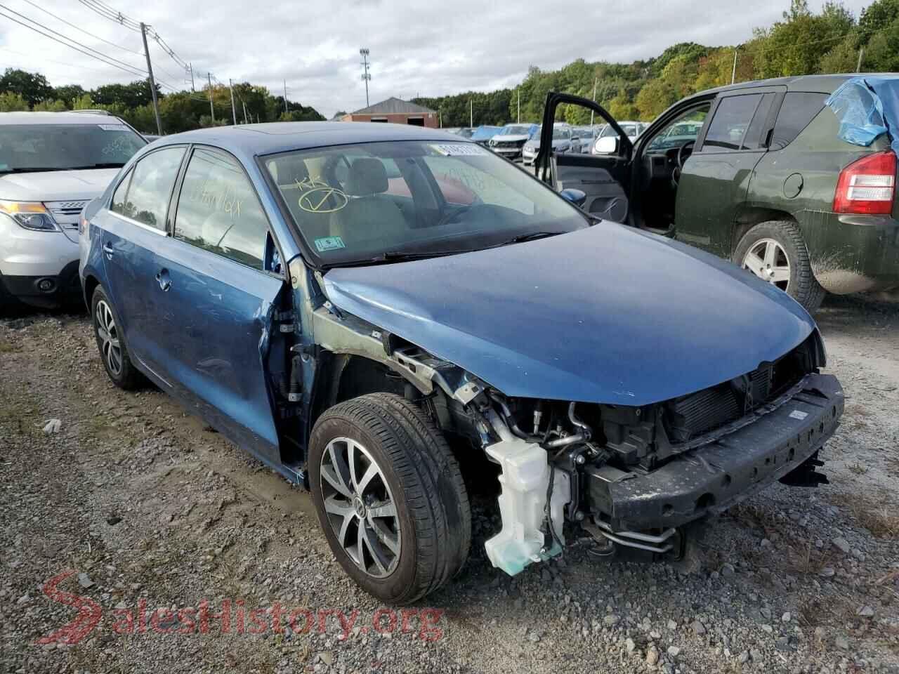 2017 VOLKSWAGEN JETTA — VIN 3VWDB7AJ2HM202243