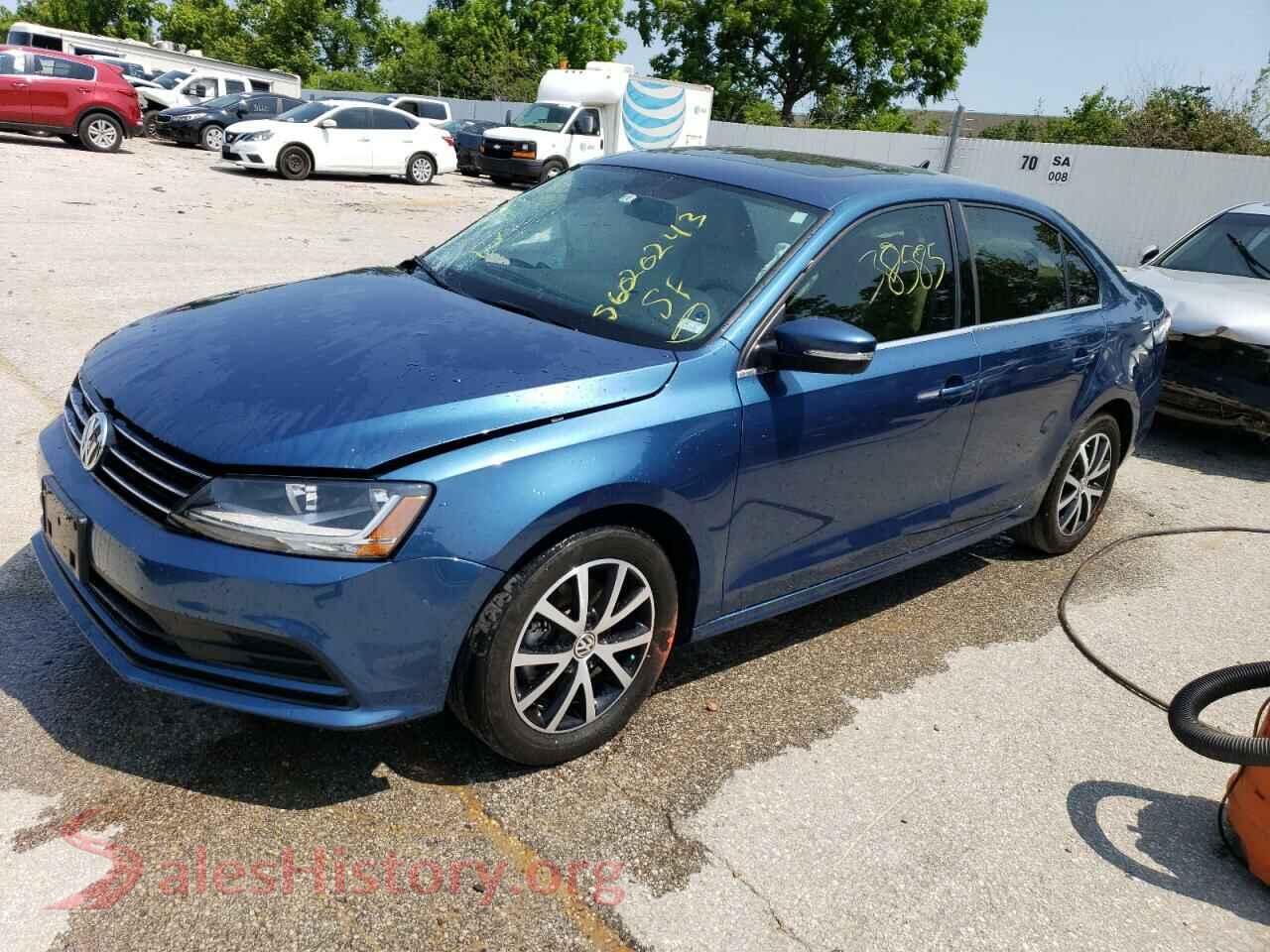 2017 VOLKSWAGEN JETTA — VIN 3VWDB7AJ2HM355351