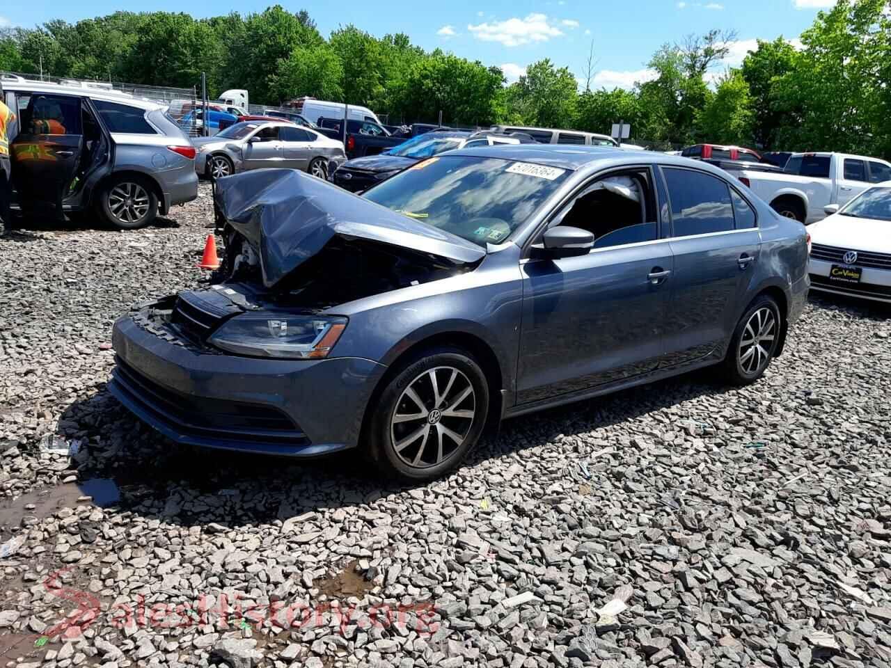 2017 VOLKSWAGEN JETTA — VIN 3VWDB7AJ3HM221576