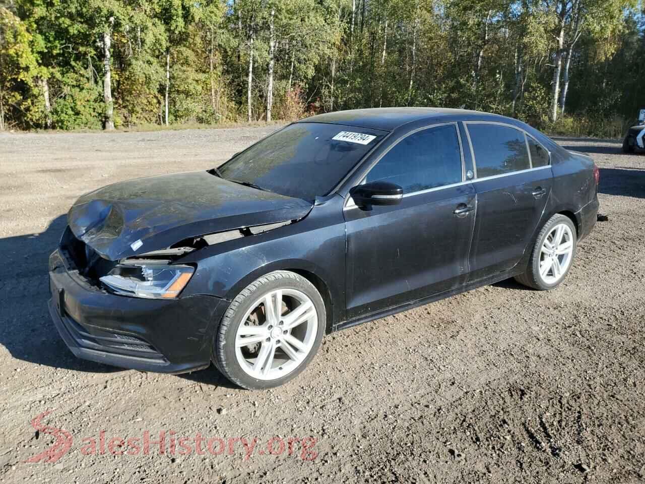 2017 VOLKSWAGEN JETTA — VIN 3VWDB7AJ3HM372028