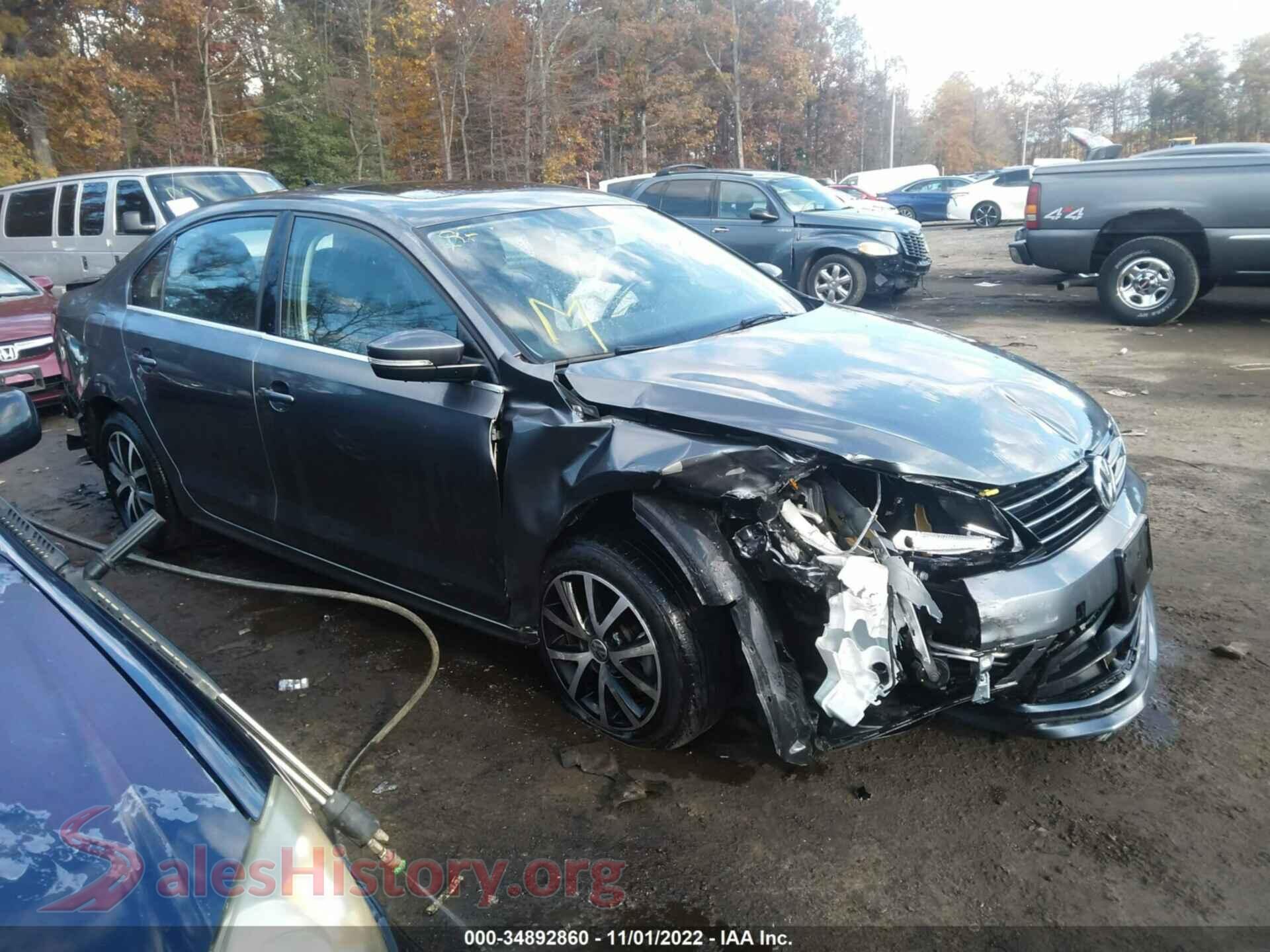 2017 VOLKSWAGEN JETTA — VIN 3VWDB7AJ3HM376936
