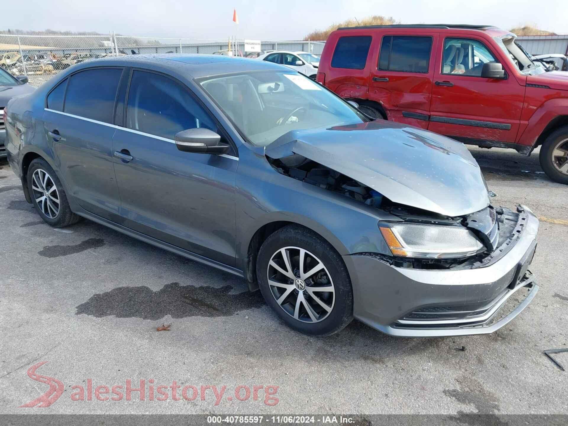 2017 VOLKSWAGEN JETTA — VIN 3VWDB7AJ5HM216041