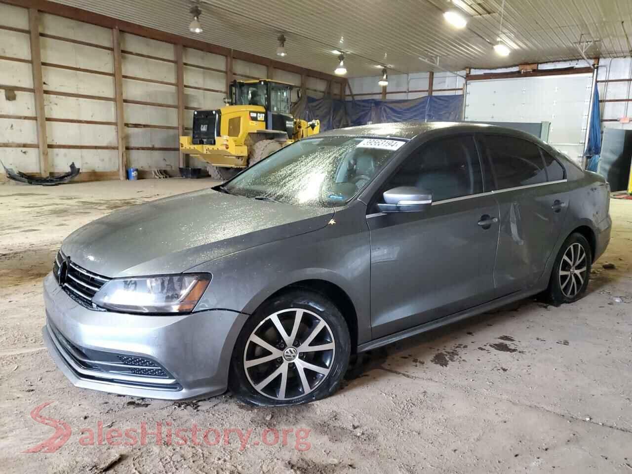 2017 VOLKSWAGEN JETTA — VIN 3VWDB7AJ5HM318634